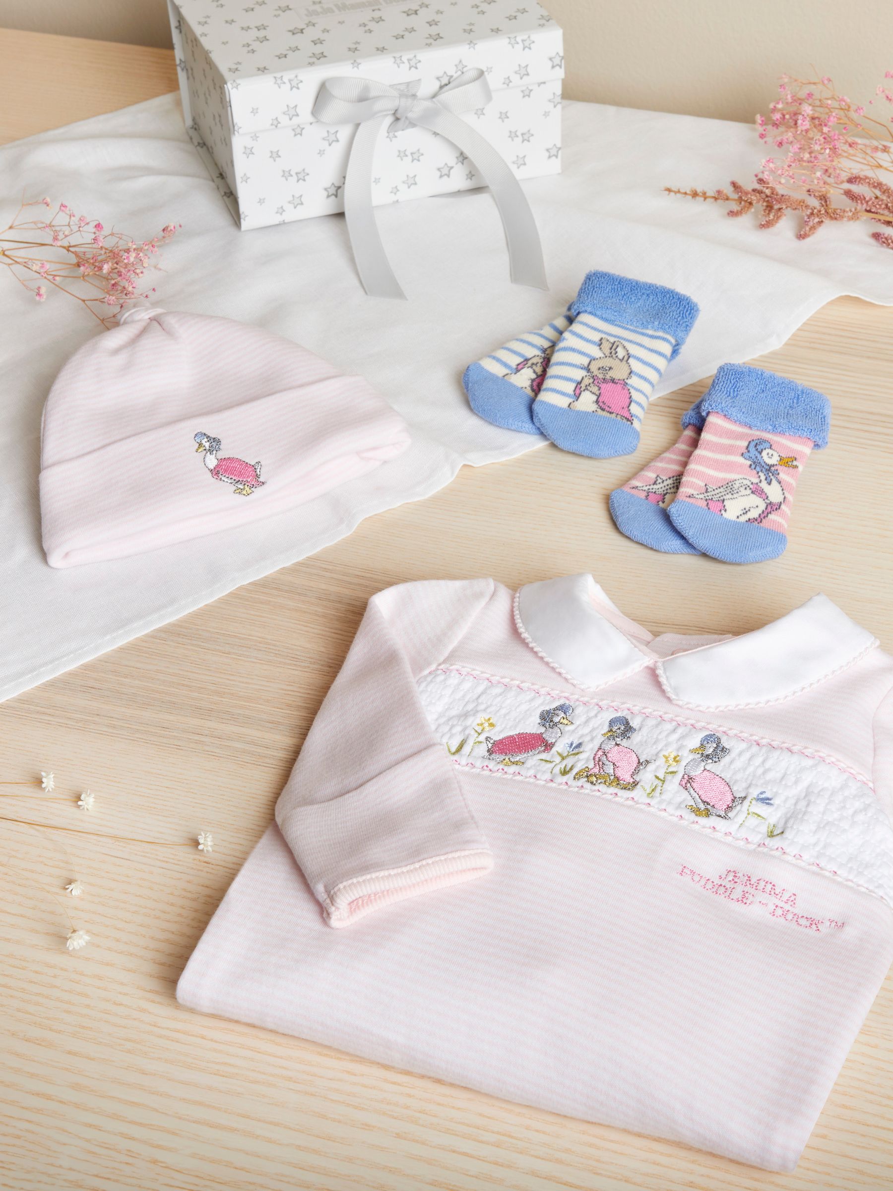 Jemima Puddle Duck Baby Gift Set in Pink - Image 1 of 4