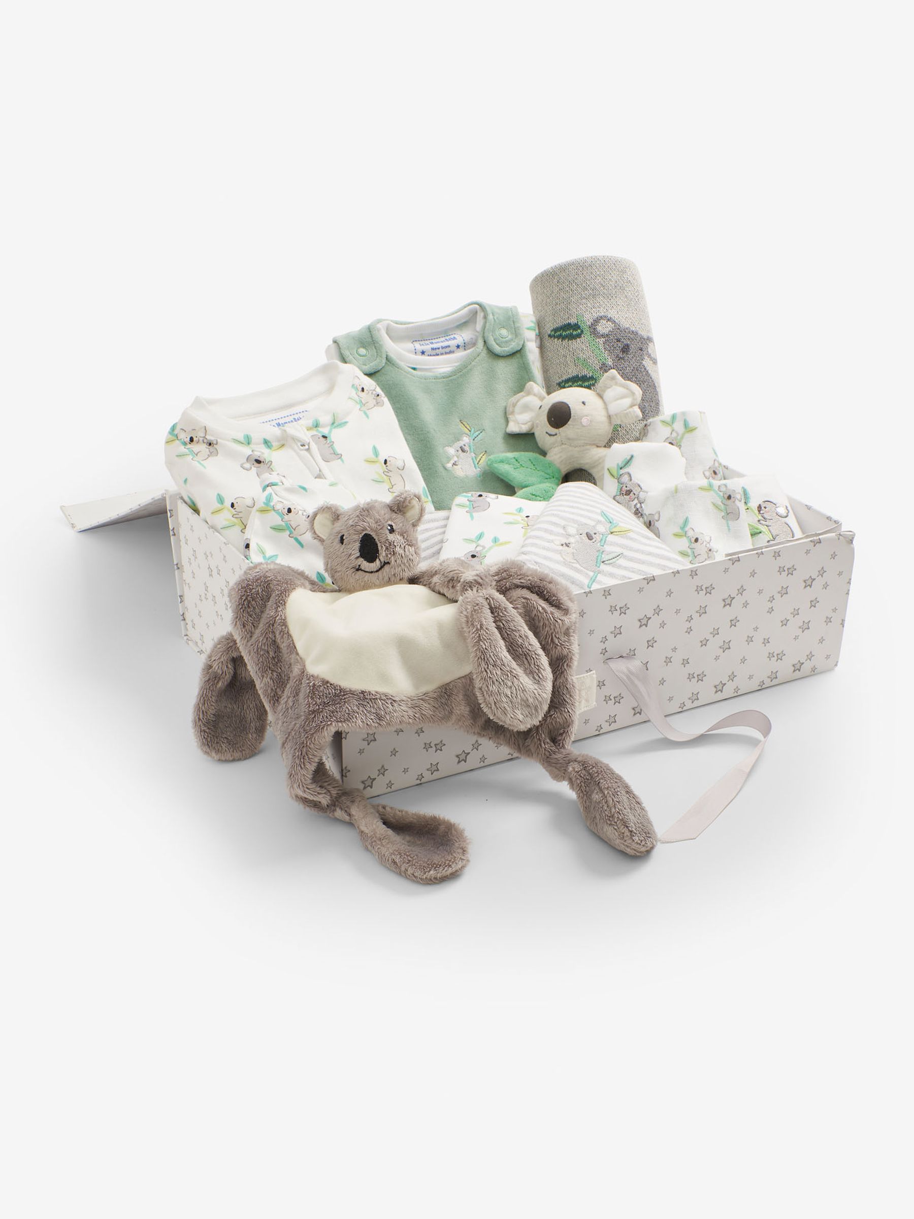 Premium New Baby Koala Gift Set in White - Image 1 of 10