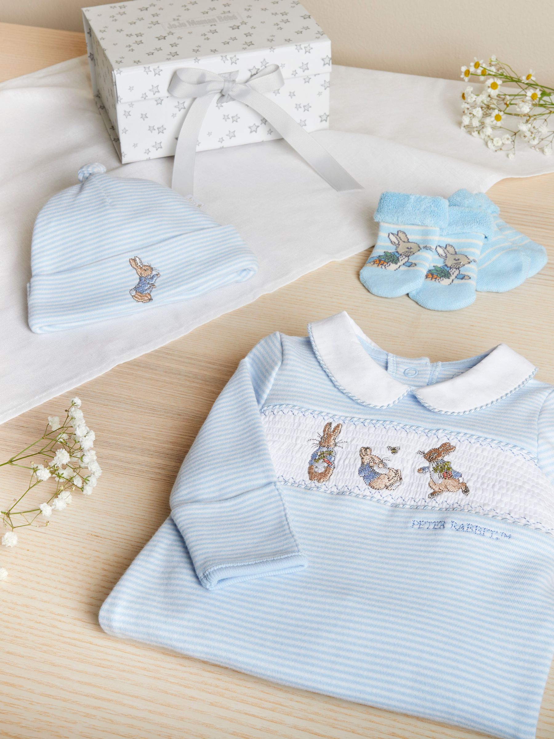 Peter Rabbit Baby Gift Set in Blue - Image 1 of 4
