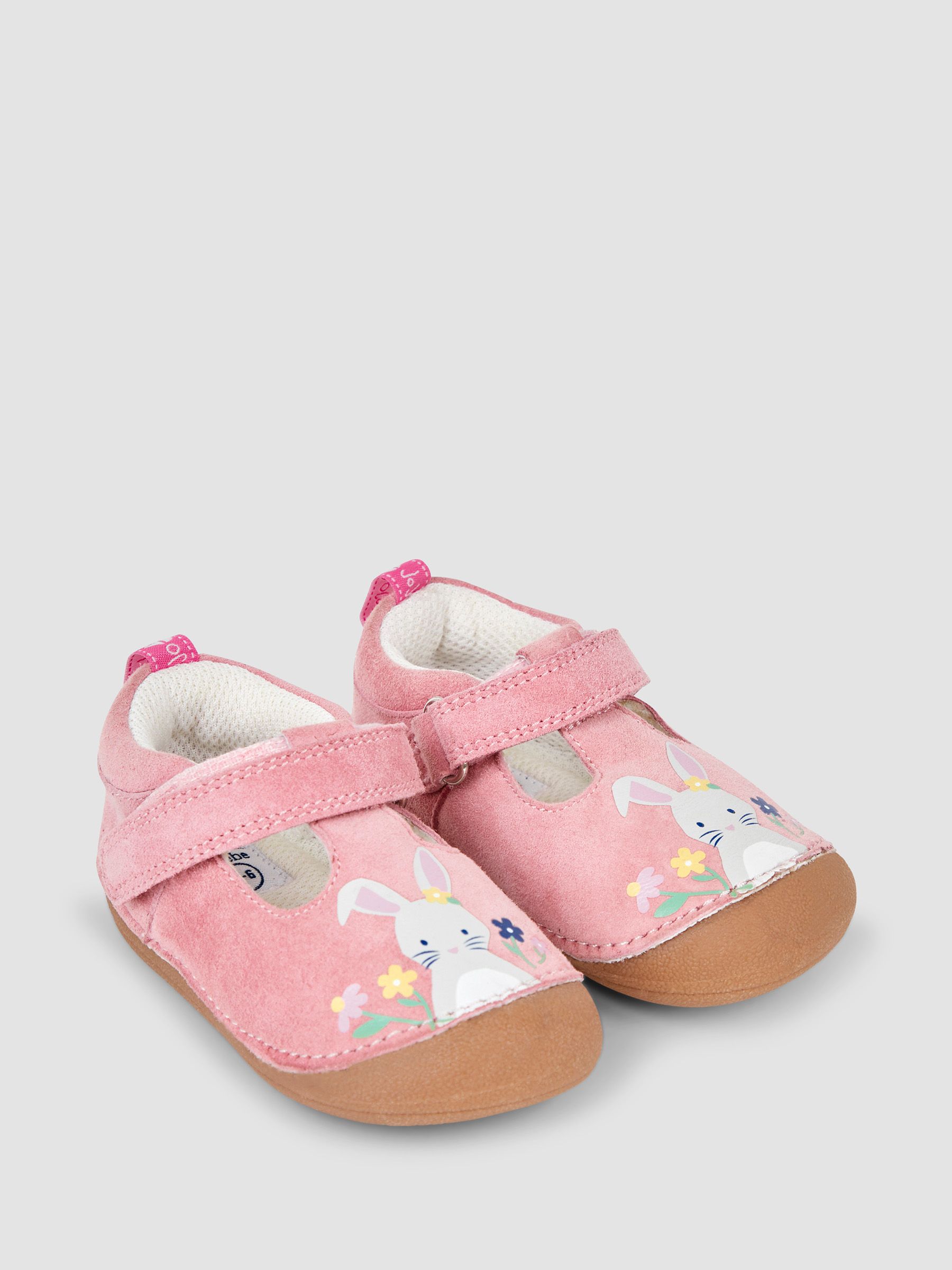 Bunny Pre-Walker Shoes in Pink - Image 1 of 4