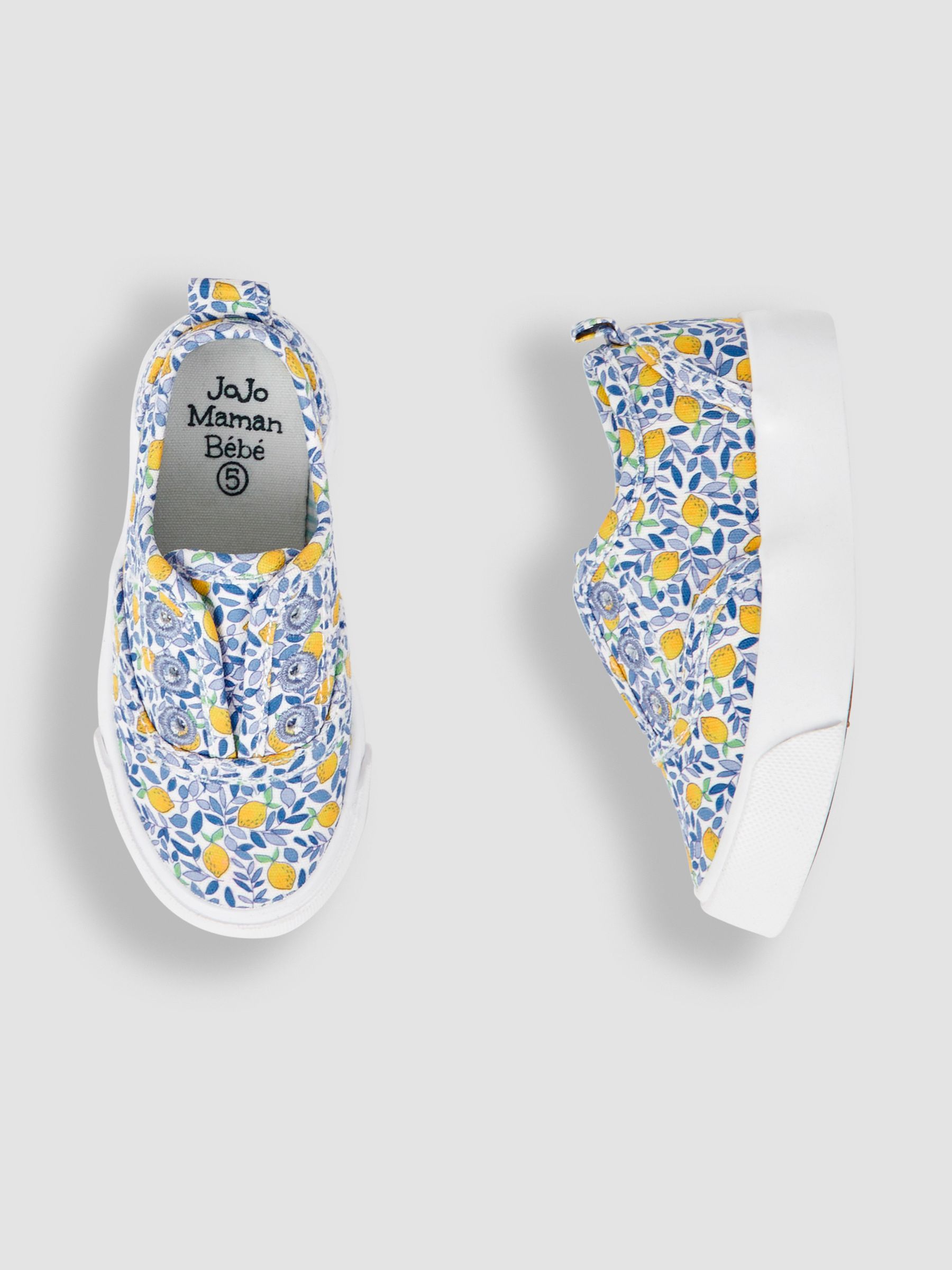 Ditsy Printed Plimsoles - Image 3 of 4