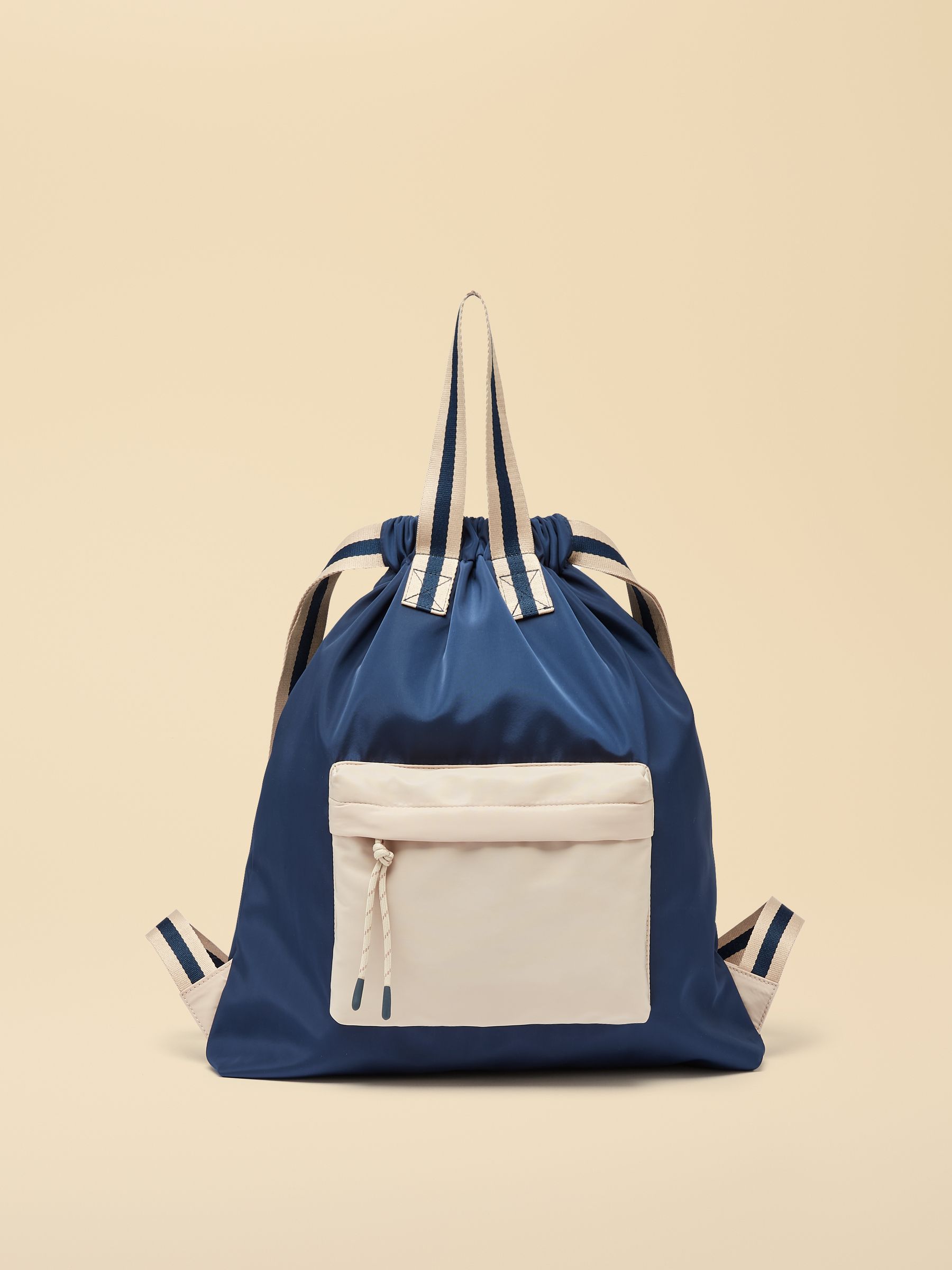 Packwell Navy Blue Colour Block Rucksack - Image 1 of 5