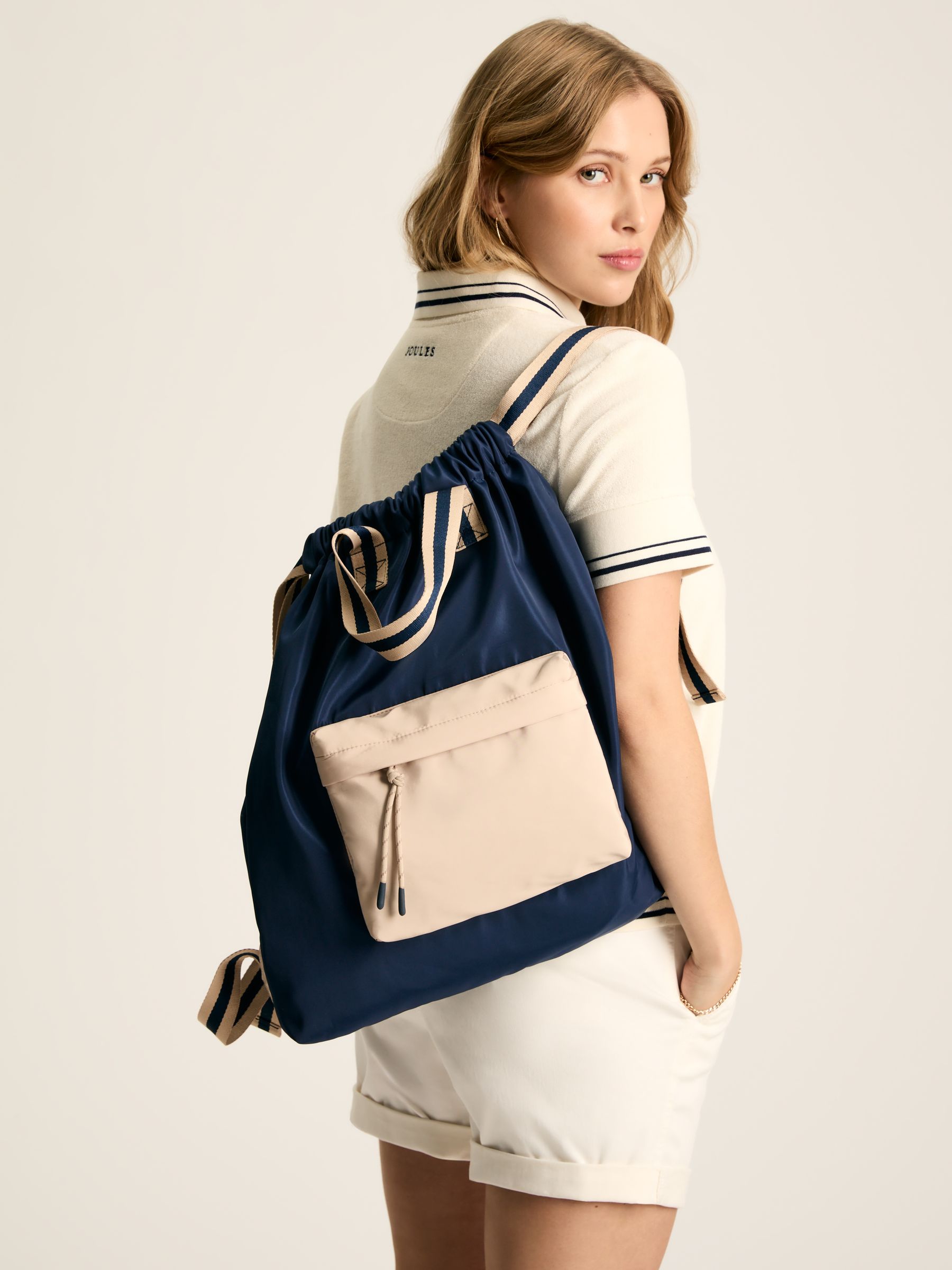 Packwell Navy Colour Block Rucksack - Image 4 of 5