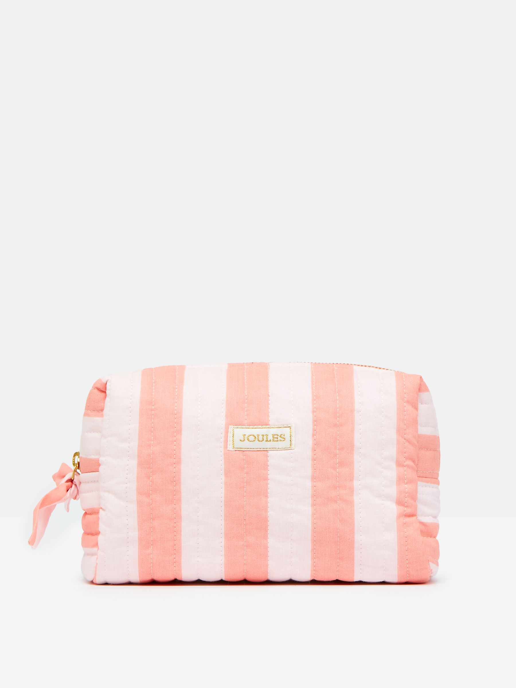 Lillia Pink & Orange Striped Wash Bag - Image 1 of 5