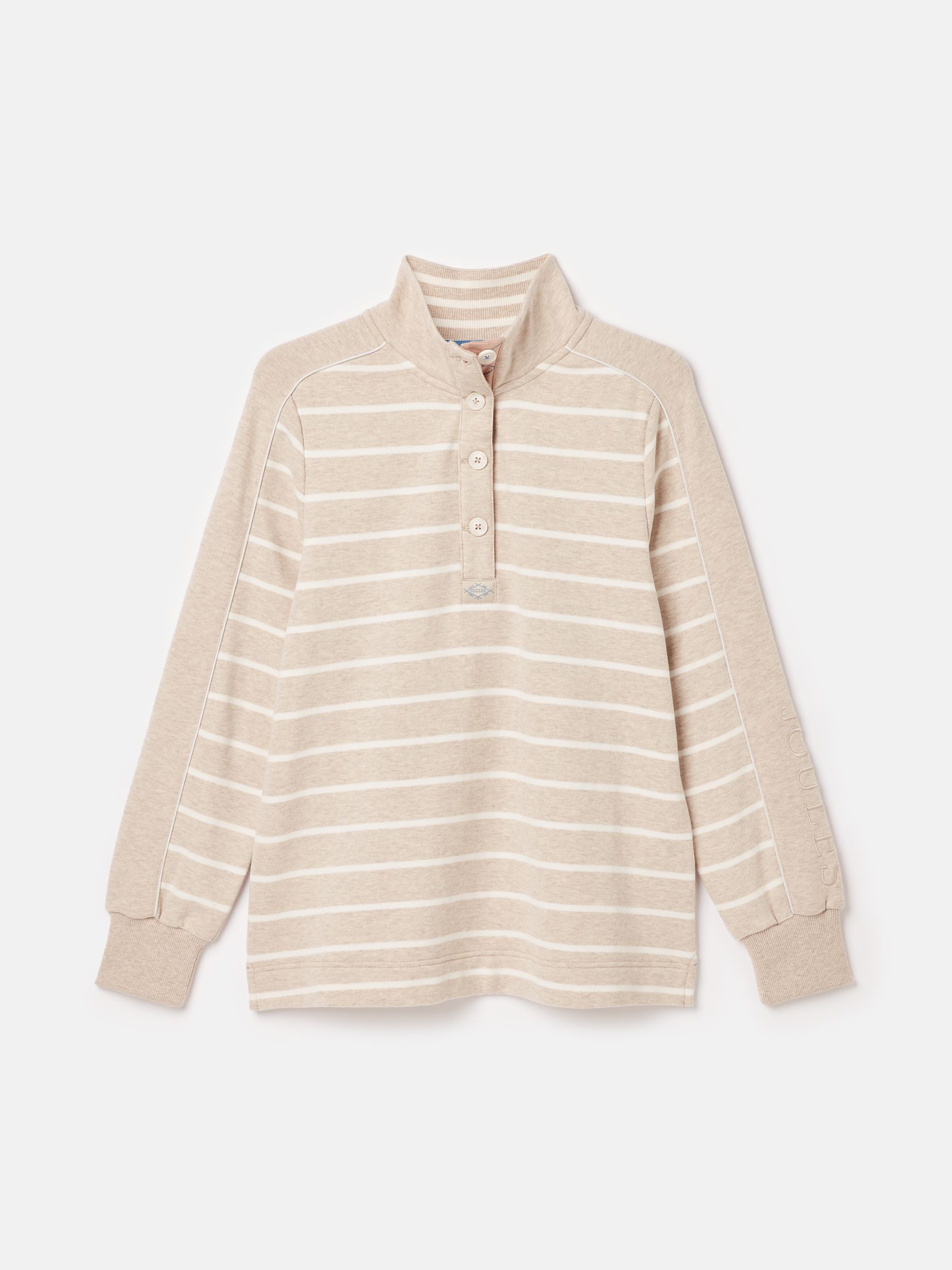 Southwold Oatmarl Button Down Striped Sweatshirt - Image 9 of 9