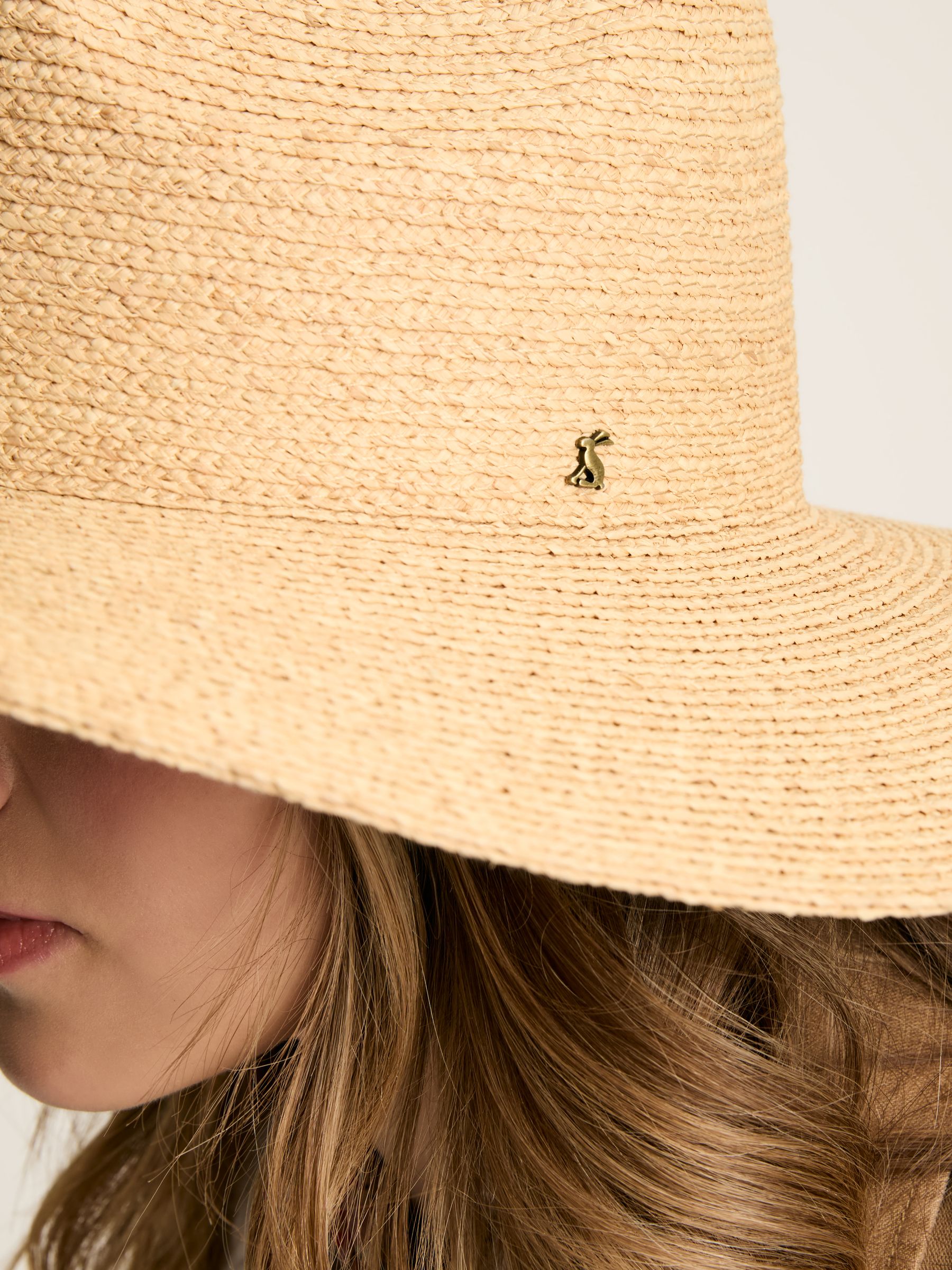Seville Natural Straw Fedora Hat - Image 2 of 5