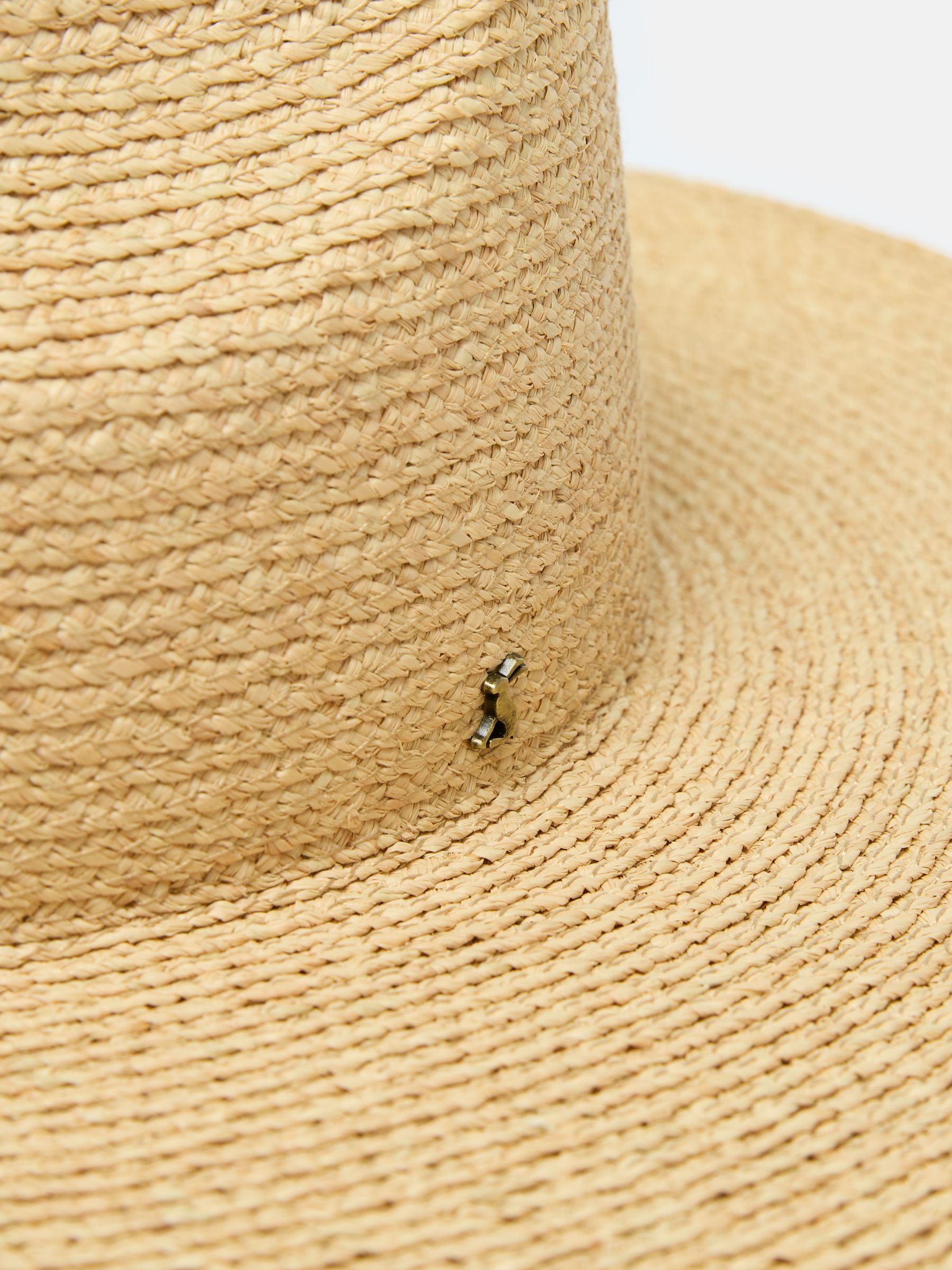Seville Natural Straw Fedora Hat - Image 5 of 5