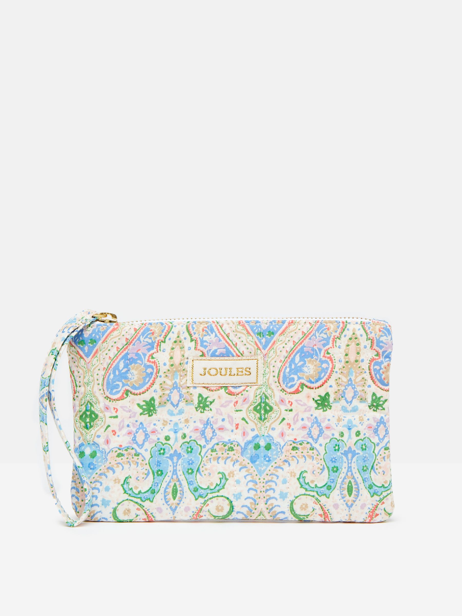 Daphne Blue Paisley Wrist Purse - Image 1 of 6 Daphne Blue Paisley Wrist Purse - Image 1 of 6