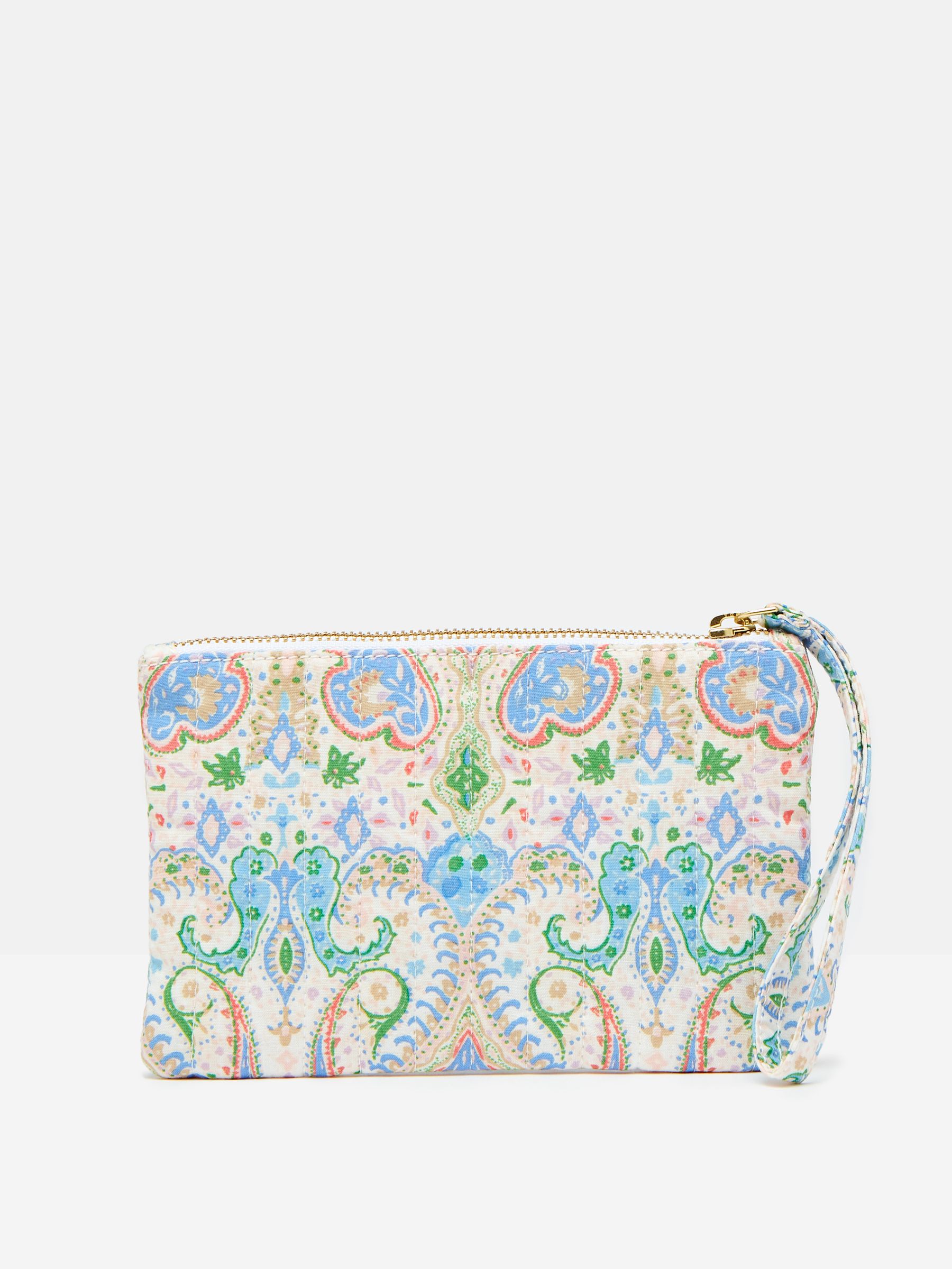 Daphne Blue Paisley Wrist Purse - Image 2 of 6 Daphne Blue Paisley Wrist Purse - Image 2 of 6