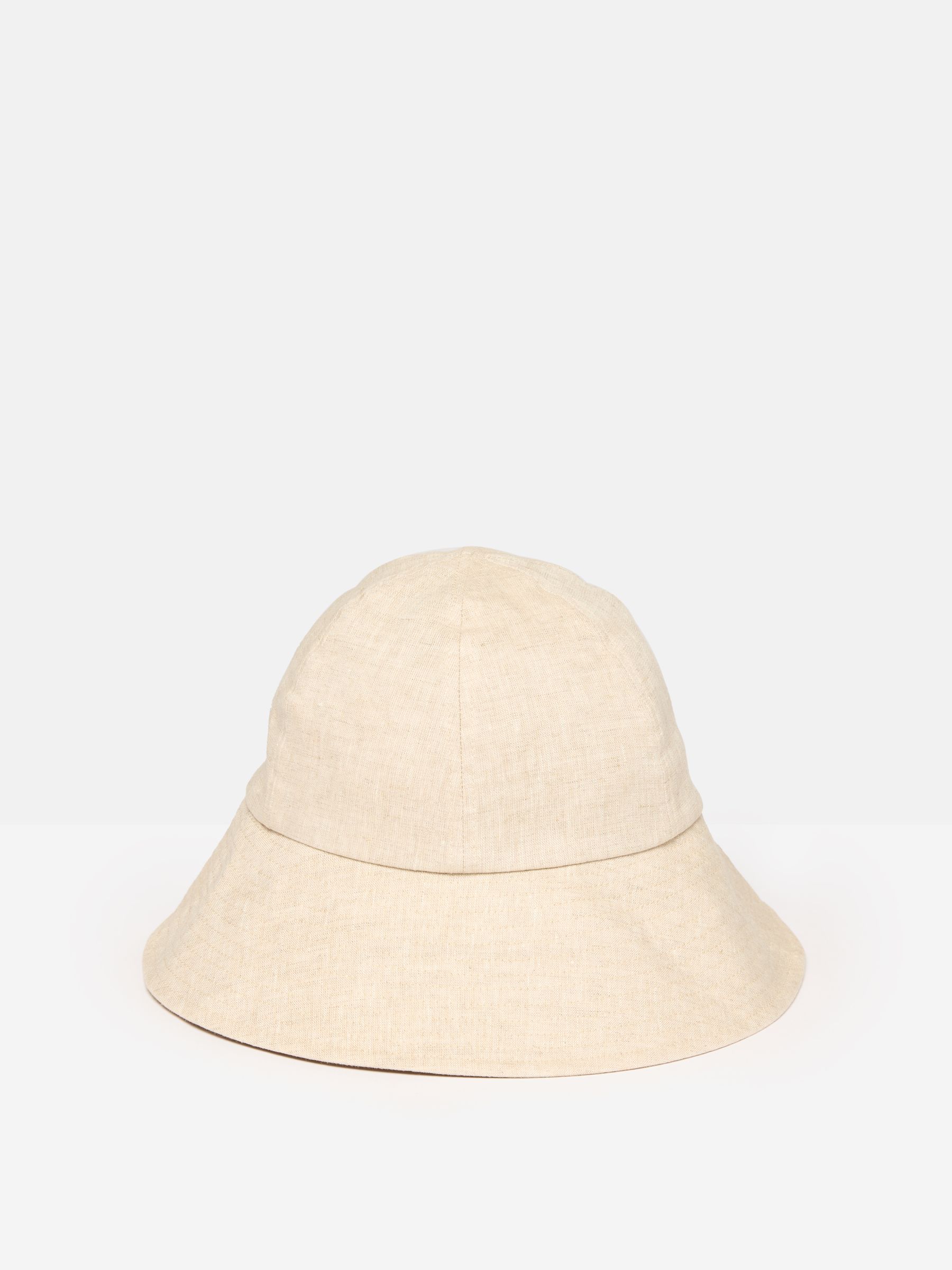 Harriet Neutral Linen Bucket Hat - Image 3 of 4