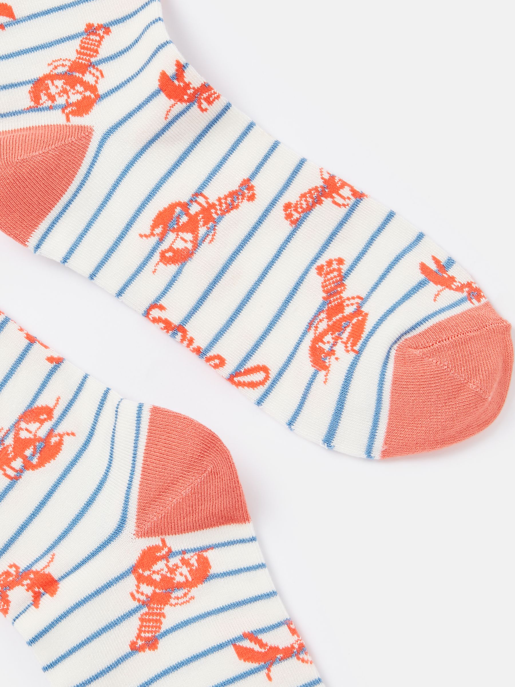 Blue/White Excellent Everyday Single Ankle Socks - Image 2 of 3