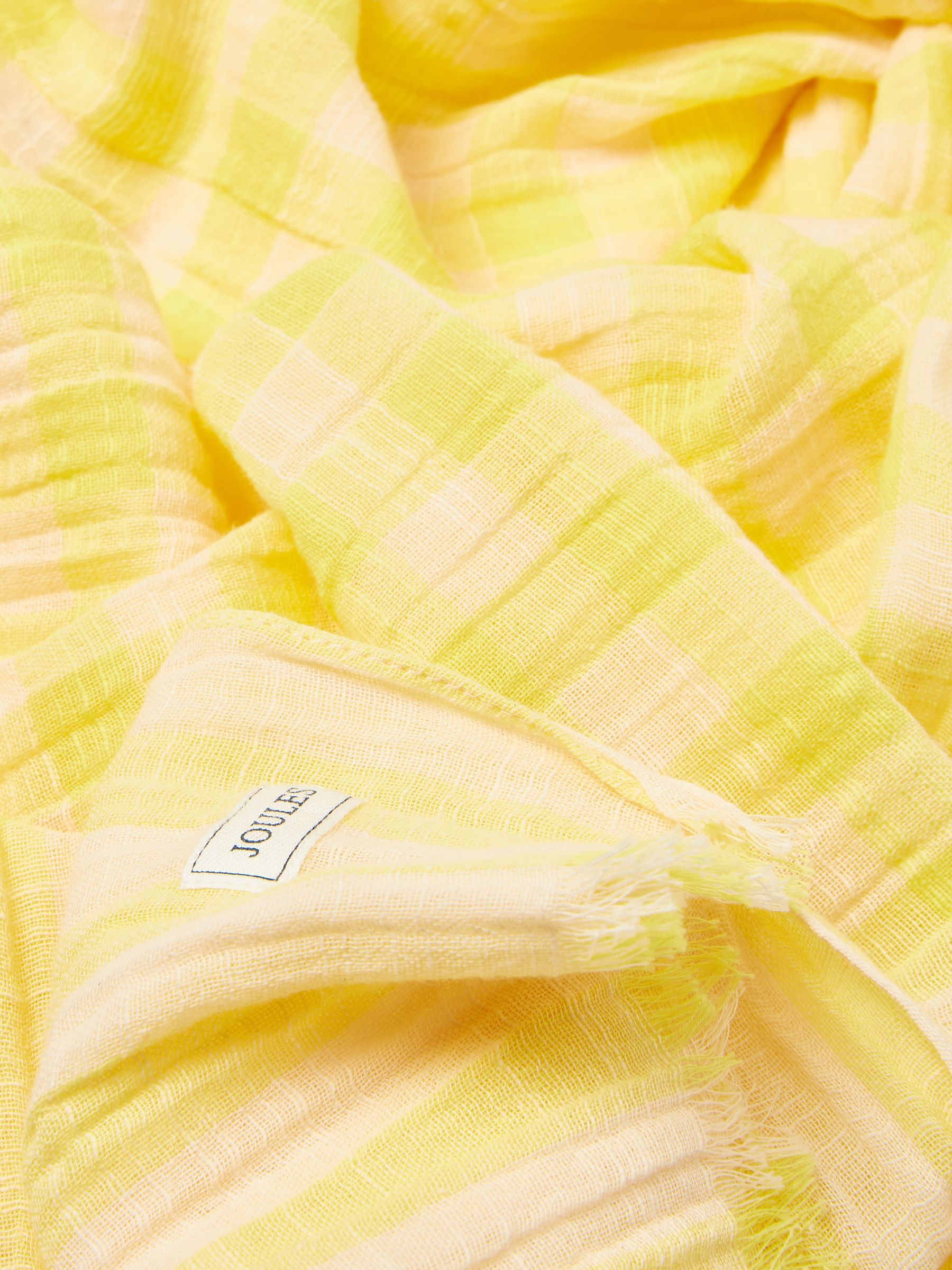 Orla Yellow/White Scarf - Image 3 of 5