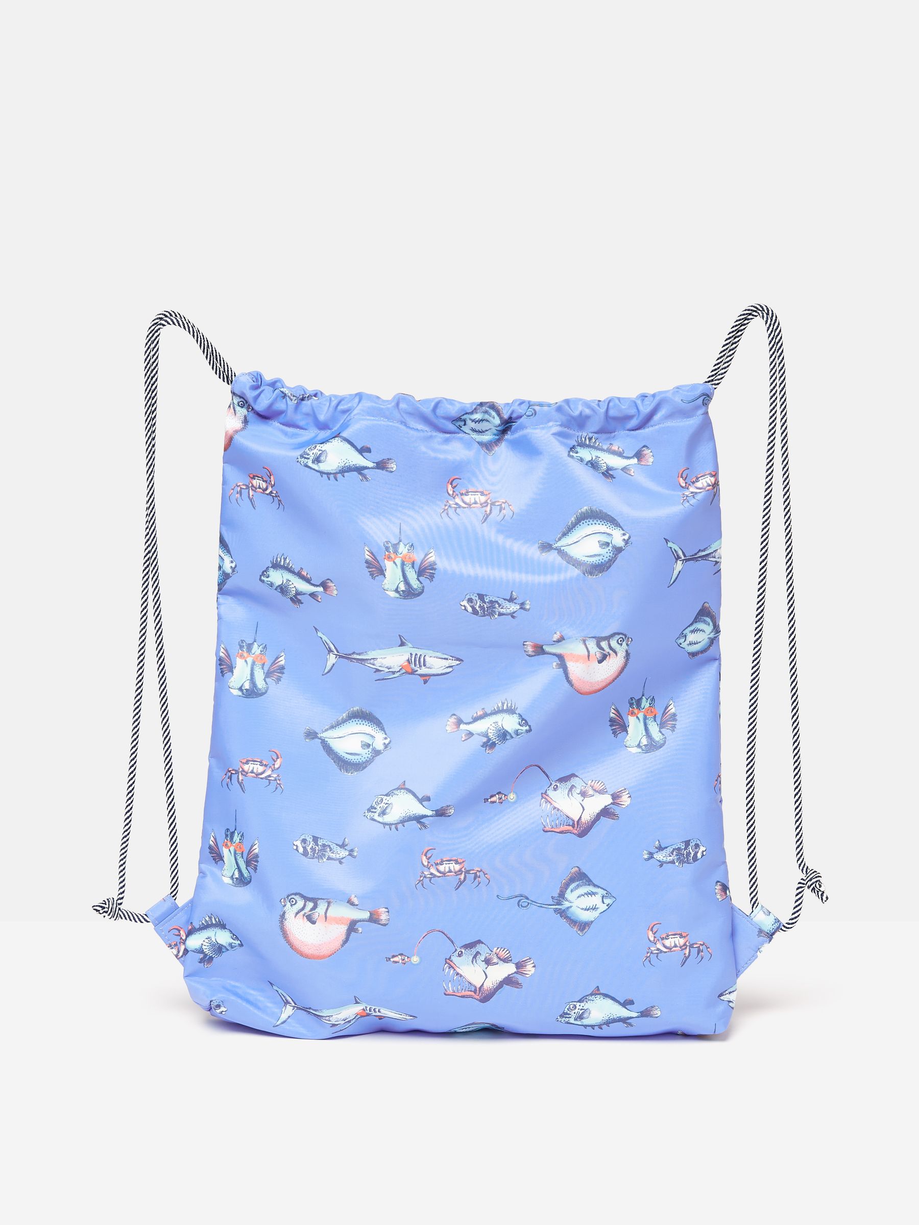 Sandwell Blue Printed Drawstring Bag - Image 2 of 4