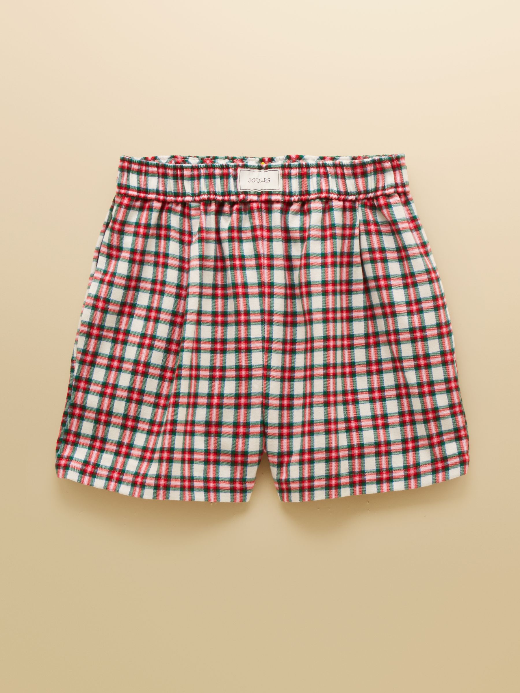 Amara Red Check Pull on Flannel Shorts - Image 8 of 8