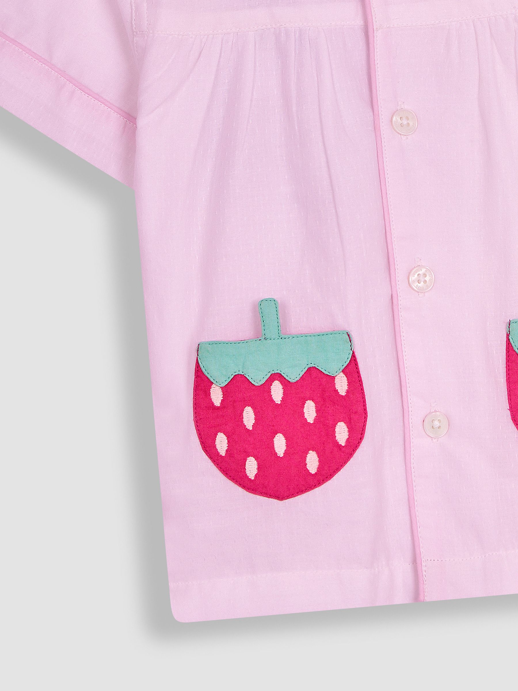 White Strawberry Woven Pyjamas - Image 7 of 7