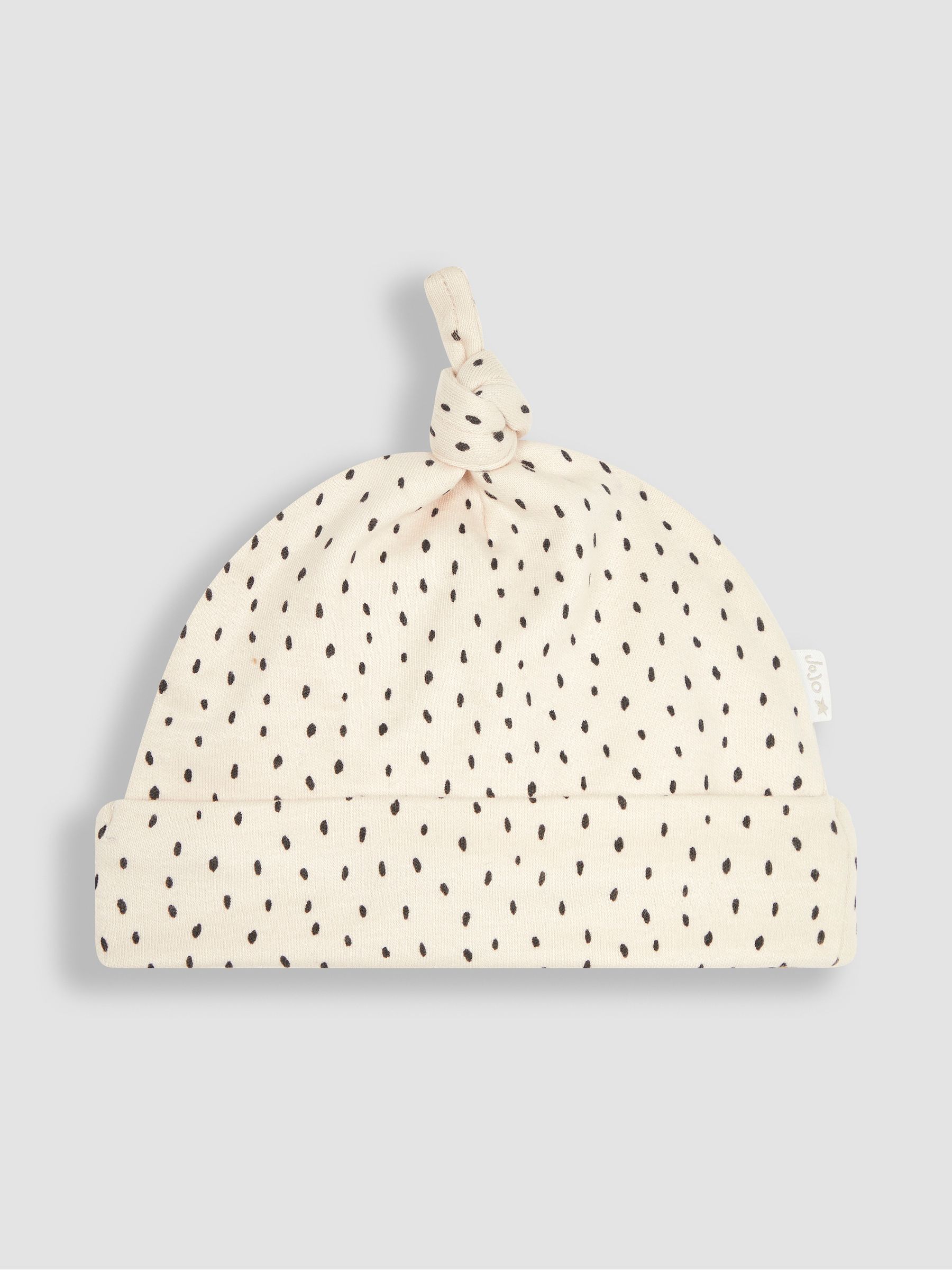 Stone Spot Print Cotton Baby Hat - Image 1 of 3
