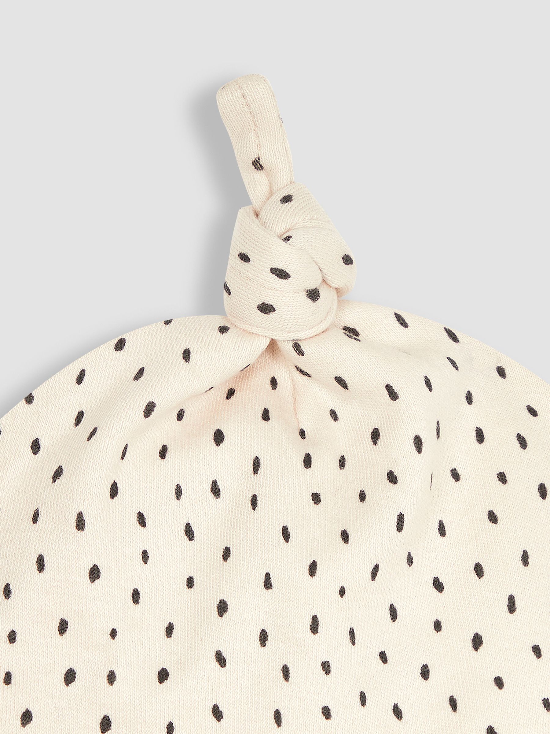 Stone Spot Print Cotton Baby Hat - Image 2 of 3