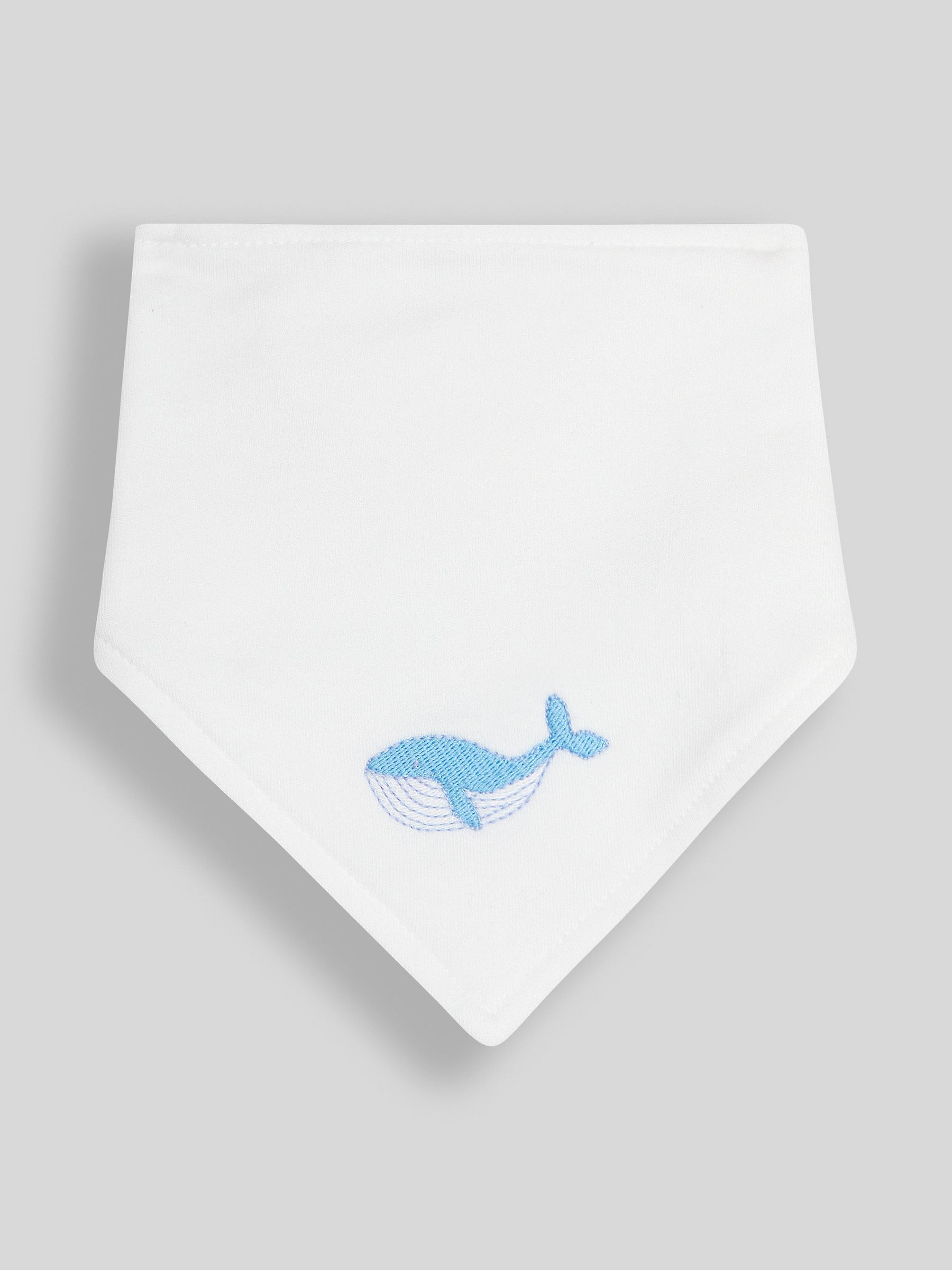 Blue Whale 3-Pack Baby Dribble Bibs - Image 2 of 4