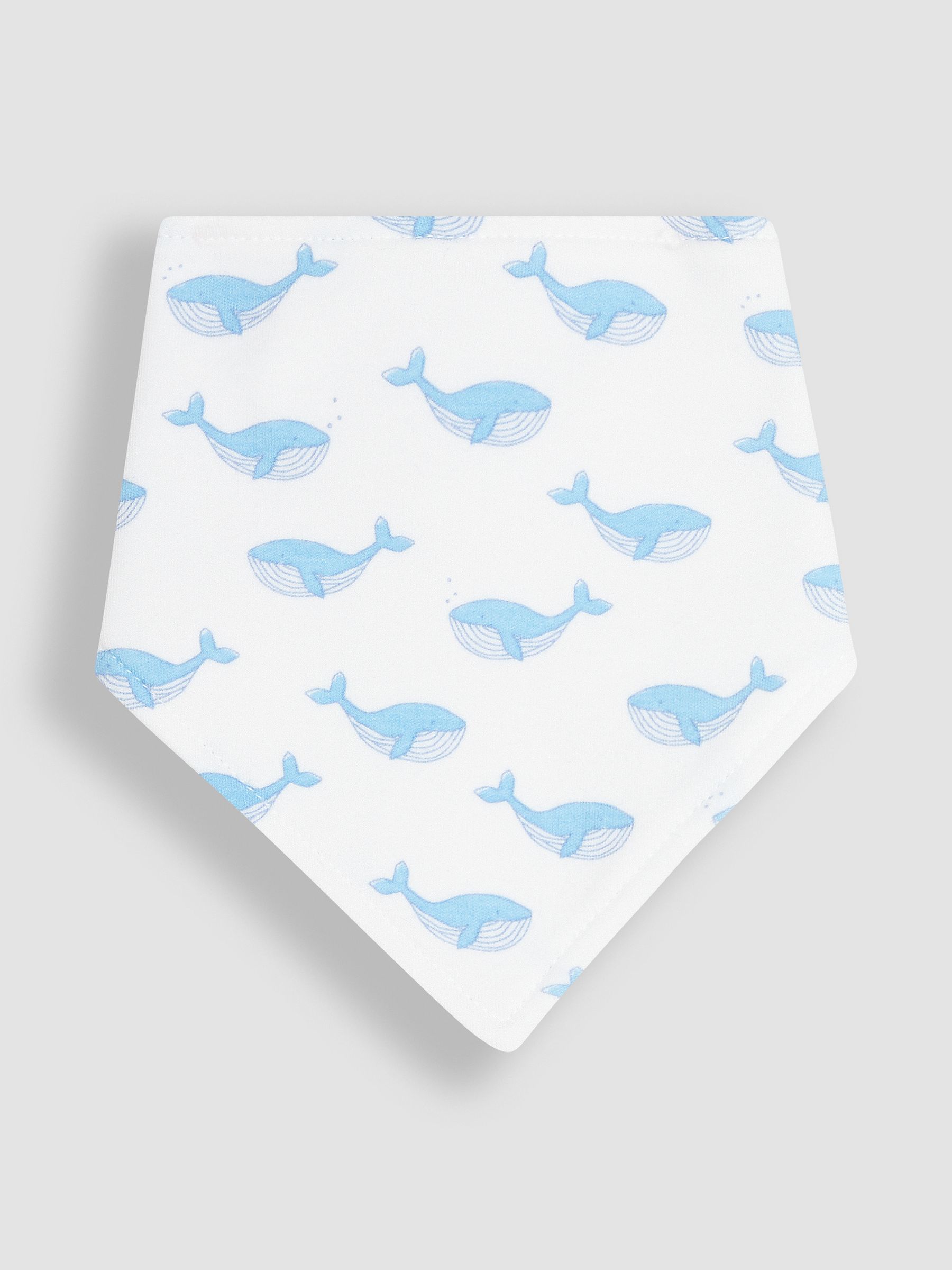 Blue Whale 3-Pack Baby Dribble Bibs - Image 3 of 4