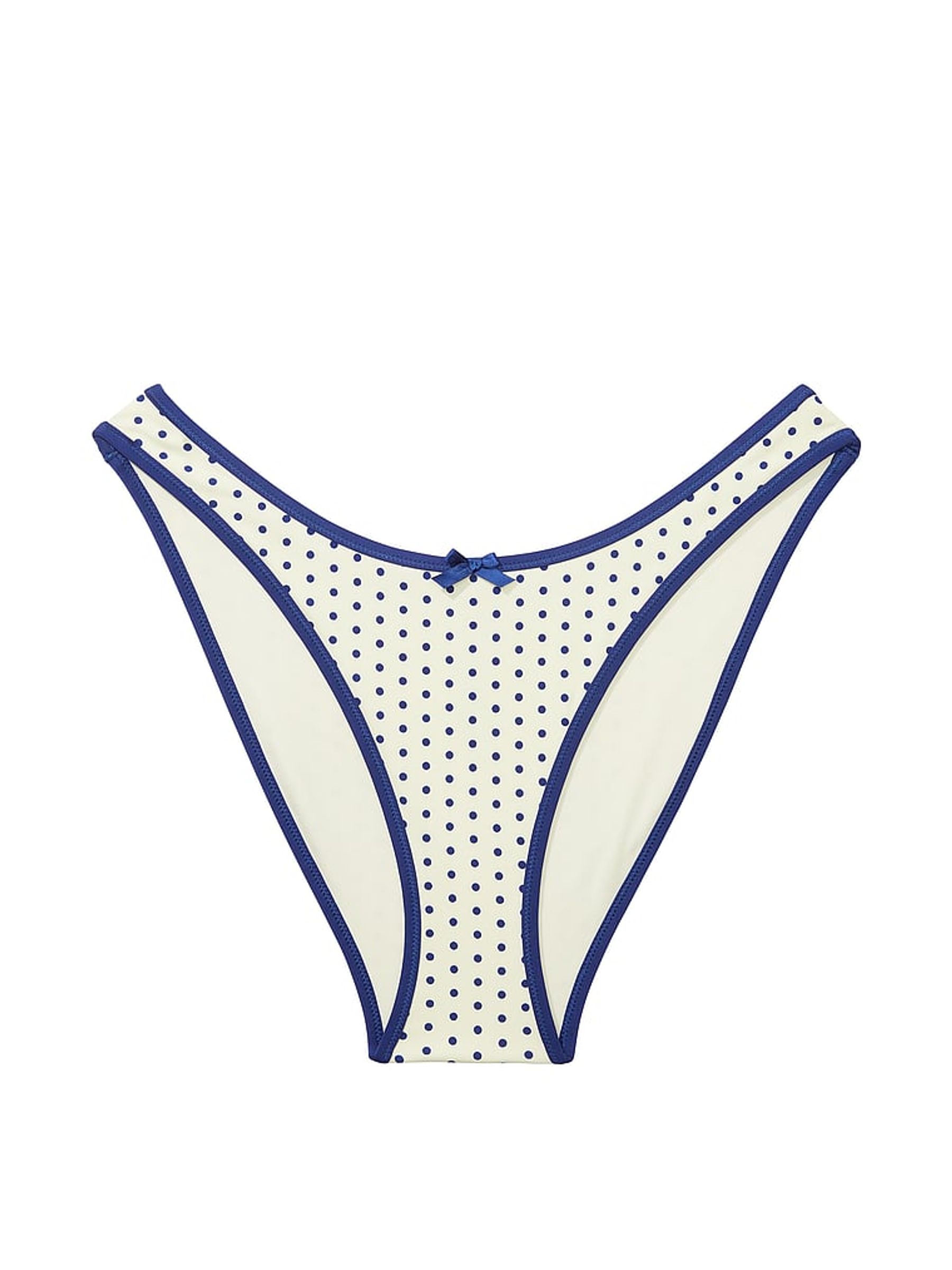 Sleepy Dot White Brazilian Frankies Bikinis Golden Hour Bikini Bottom - Image 4 of 4