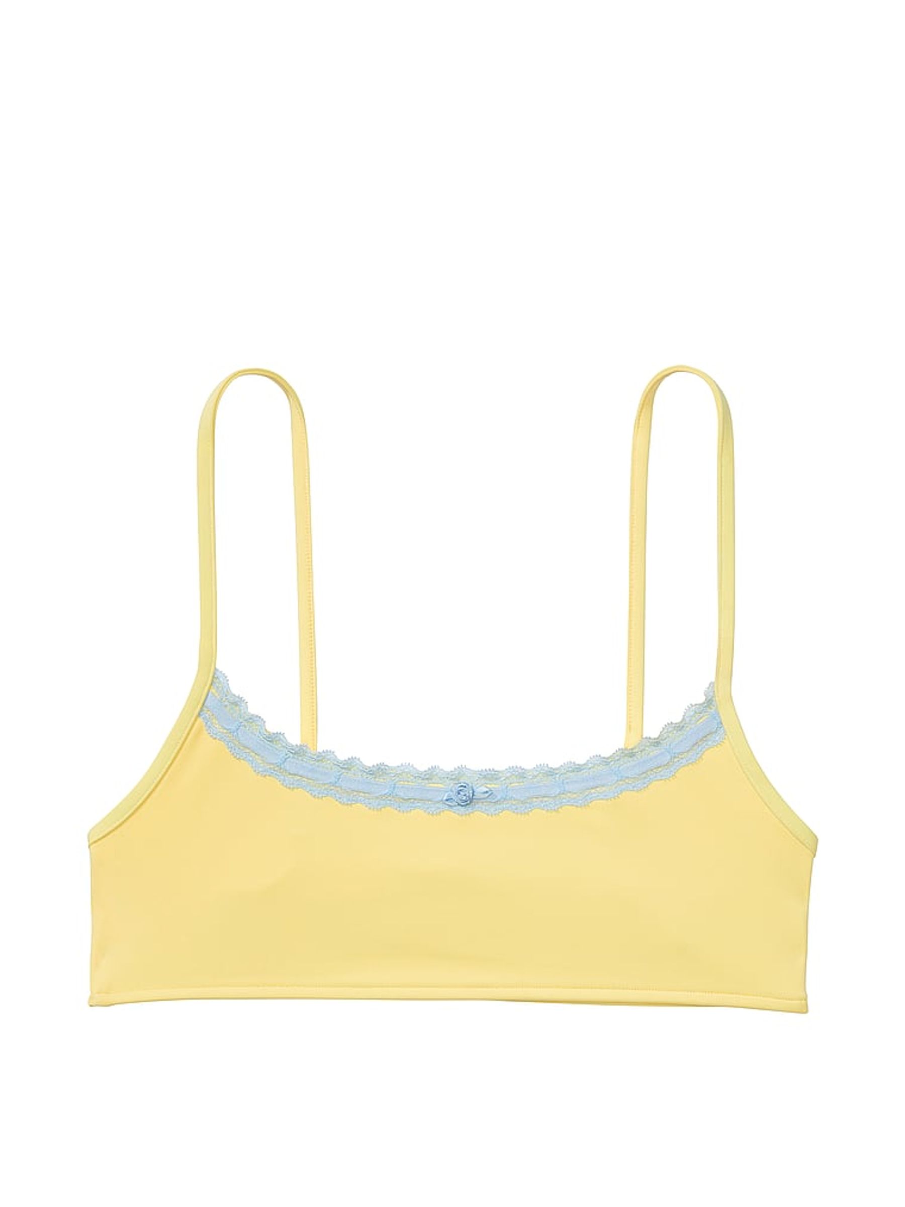 Mango Butter Yellow Frankies Bikinis St. Augustine Bikini Top - Image 4 of 4