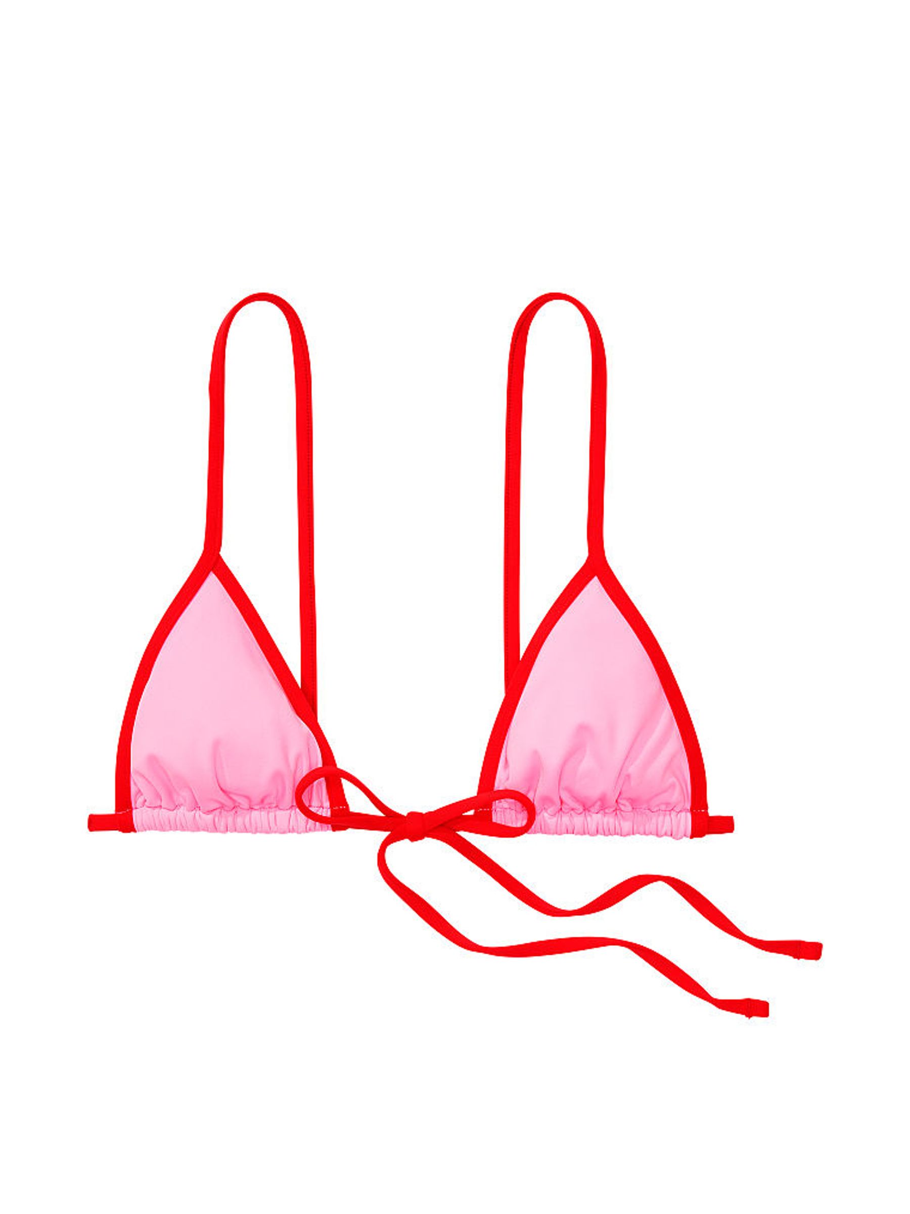 Pink Love Triangle Frankies Bikins Atlantic Bikini Top - Image 4 of 4