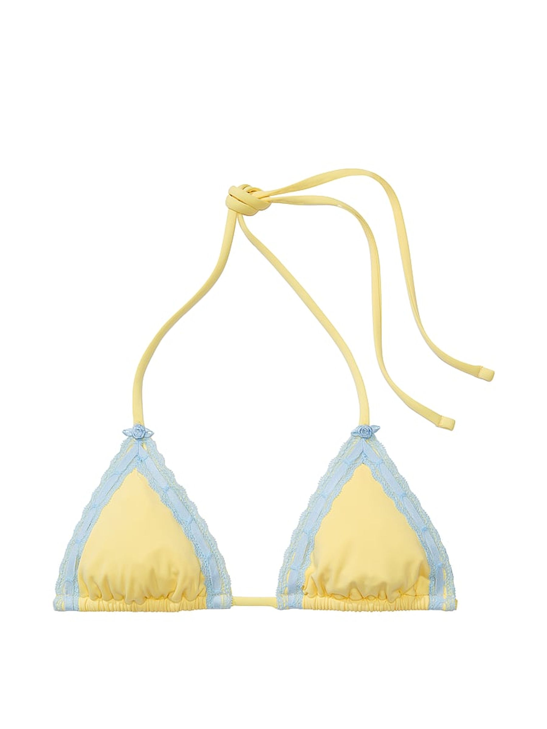Mango Butter Yellow Frankies Bikinis Cape May Bikini Top - Image 3 of 3