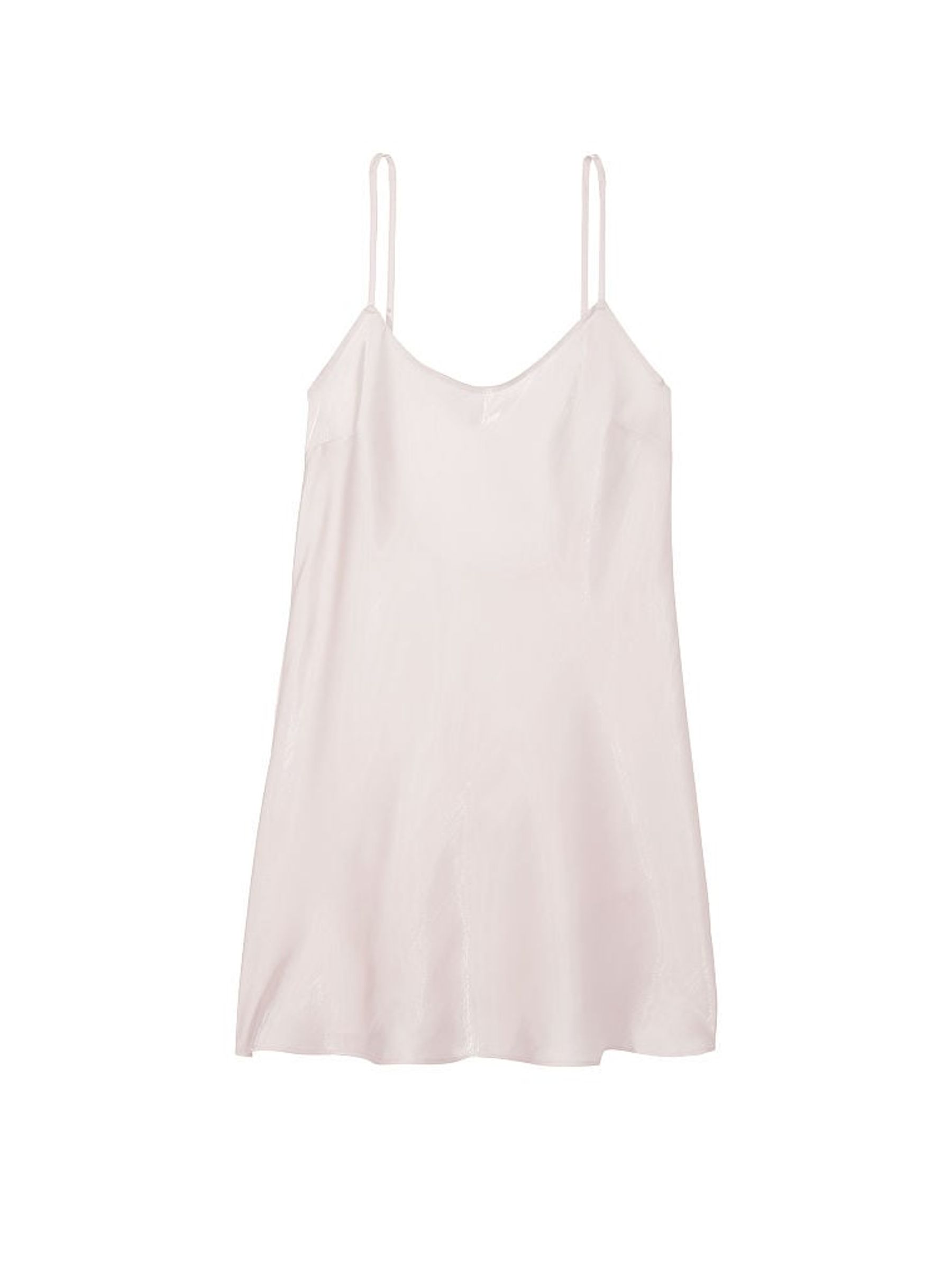 Grey Lilac Purple Organza Mini Slip Dress - Image 3 of 3