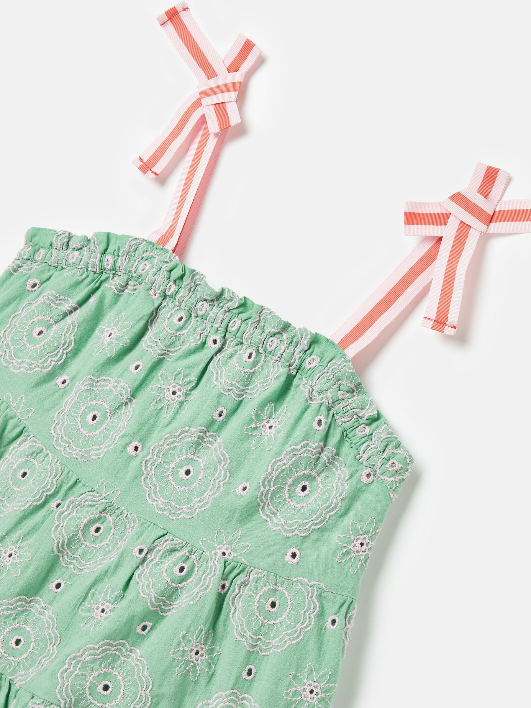 Girls' Playtime Green Tiered Woven Top - Image 3 of 5