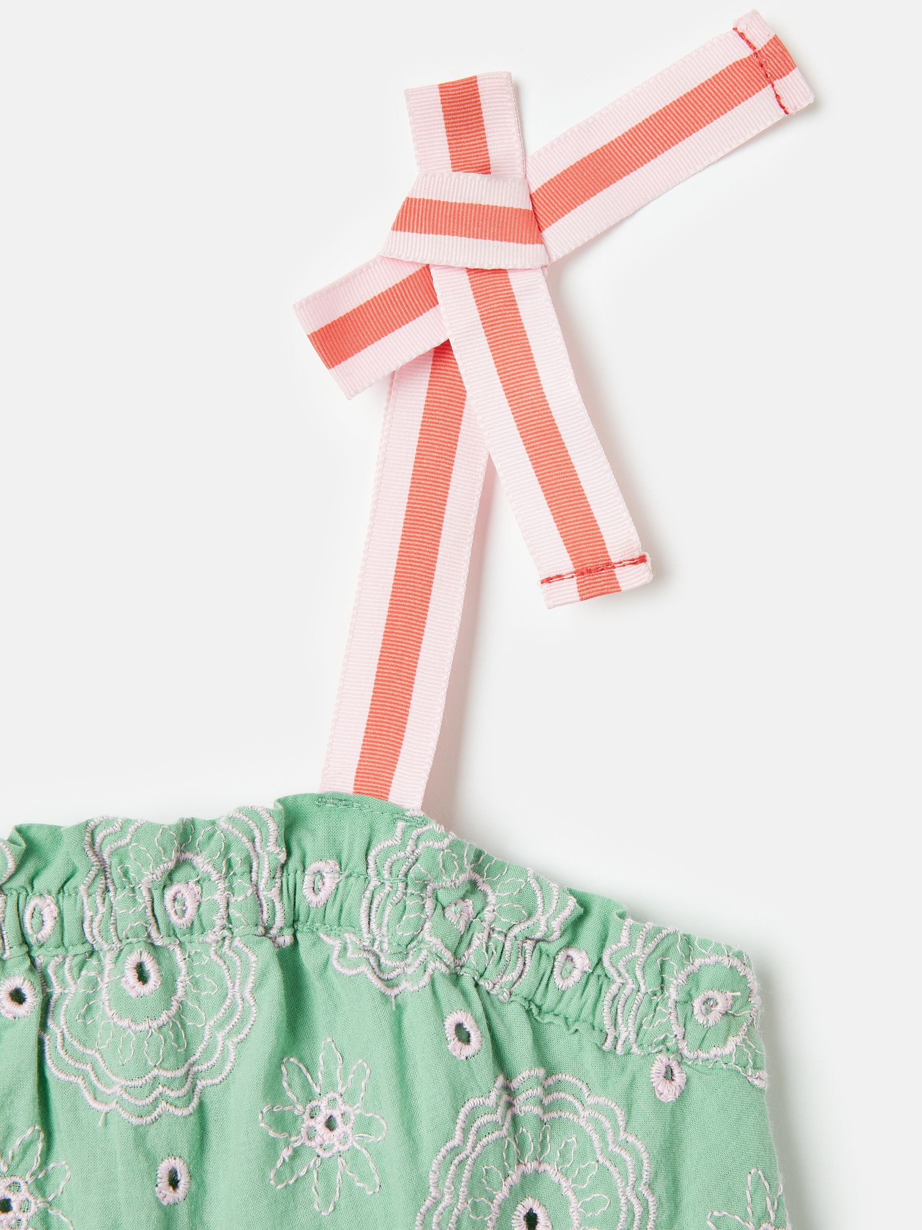 Girls' Playtime Green Tiered Woven Top - Image 5 of 5