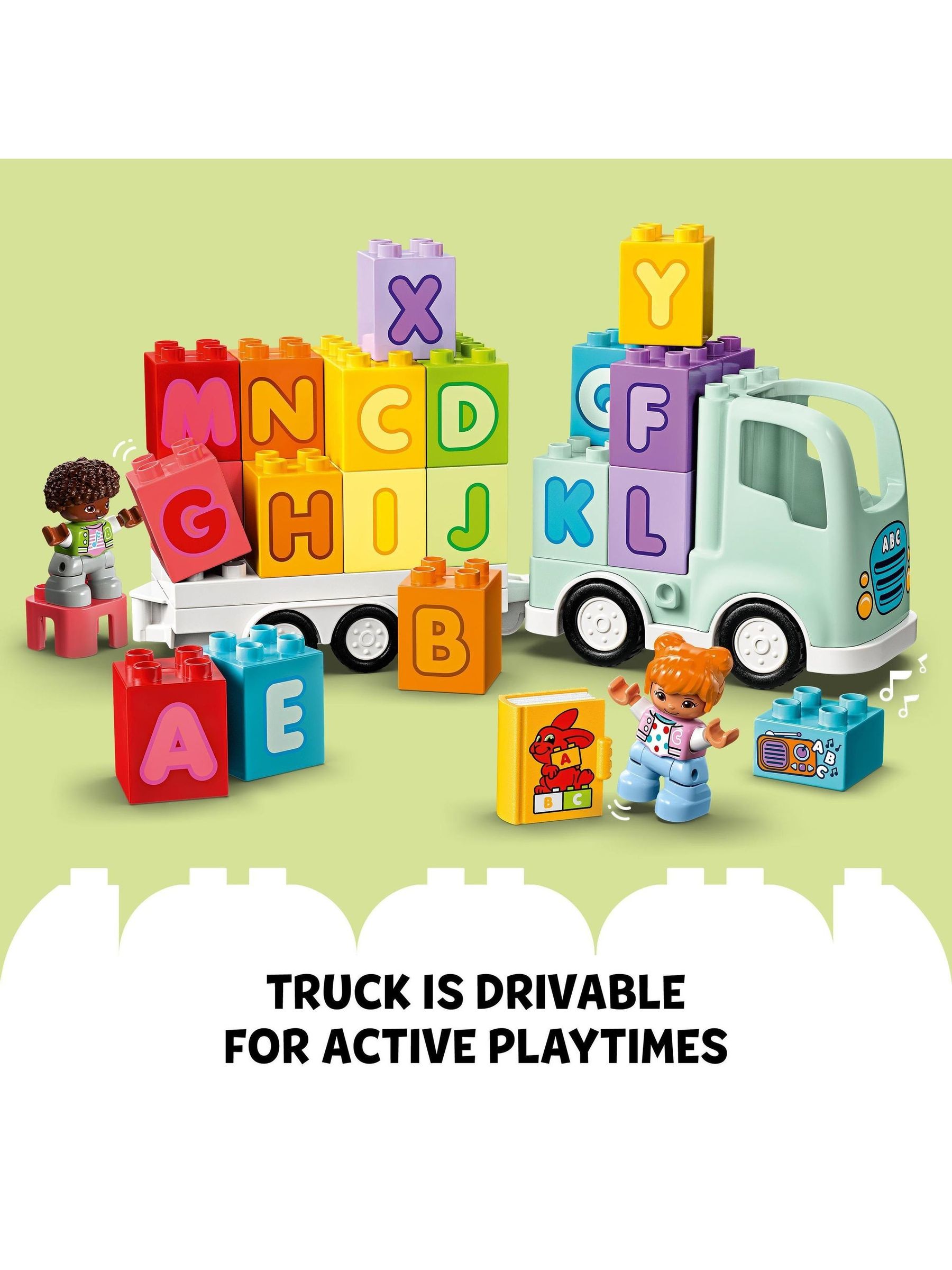 Lego DUPLO Town Alphabet Truck Toddler Learning Toy - Image 6 of 8
