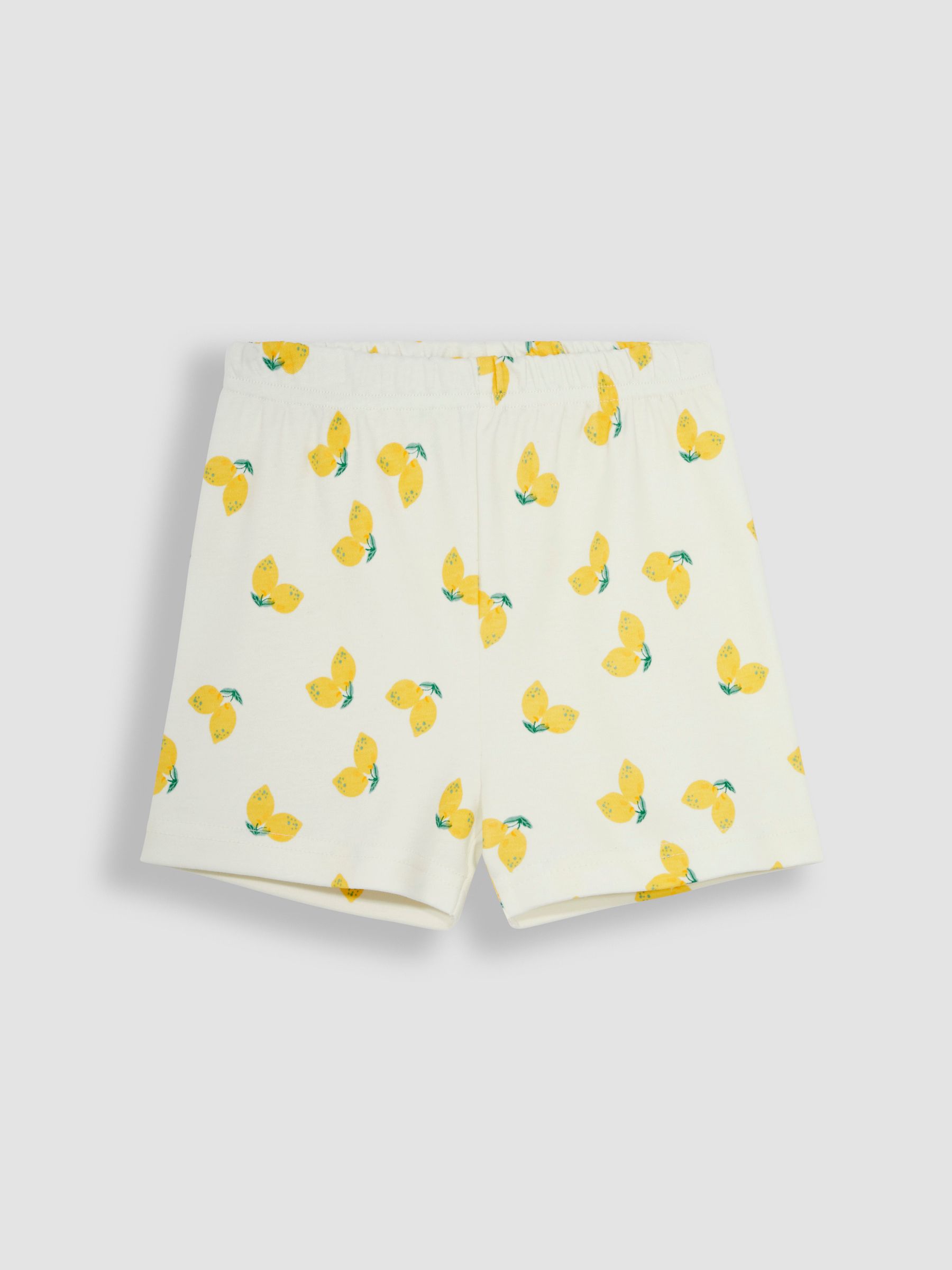 Fruit Printed Jersey Pyjamas in Yellow - Image 4 of 4