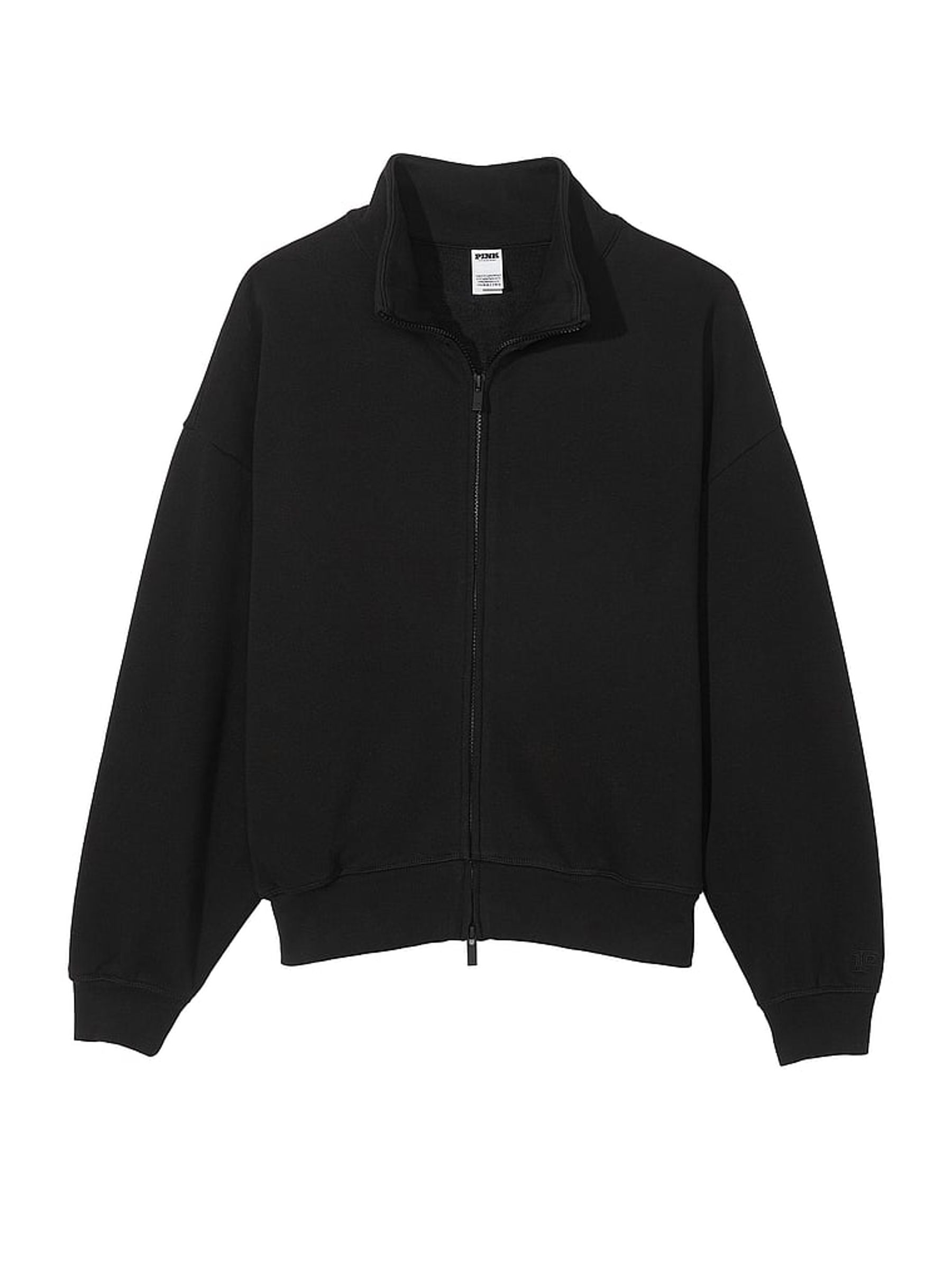 Pure Black Fleece Jacket - Image 3 of 3