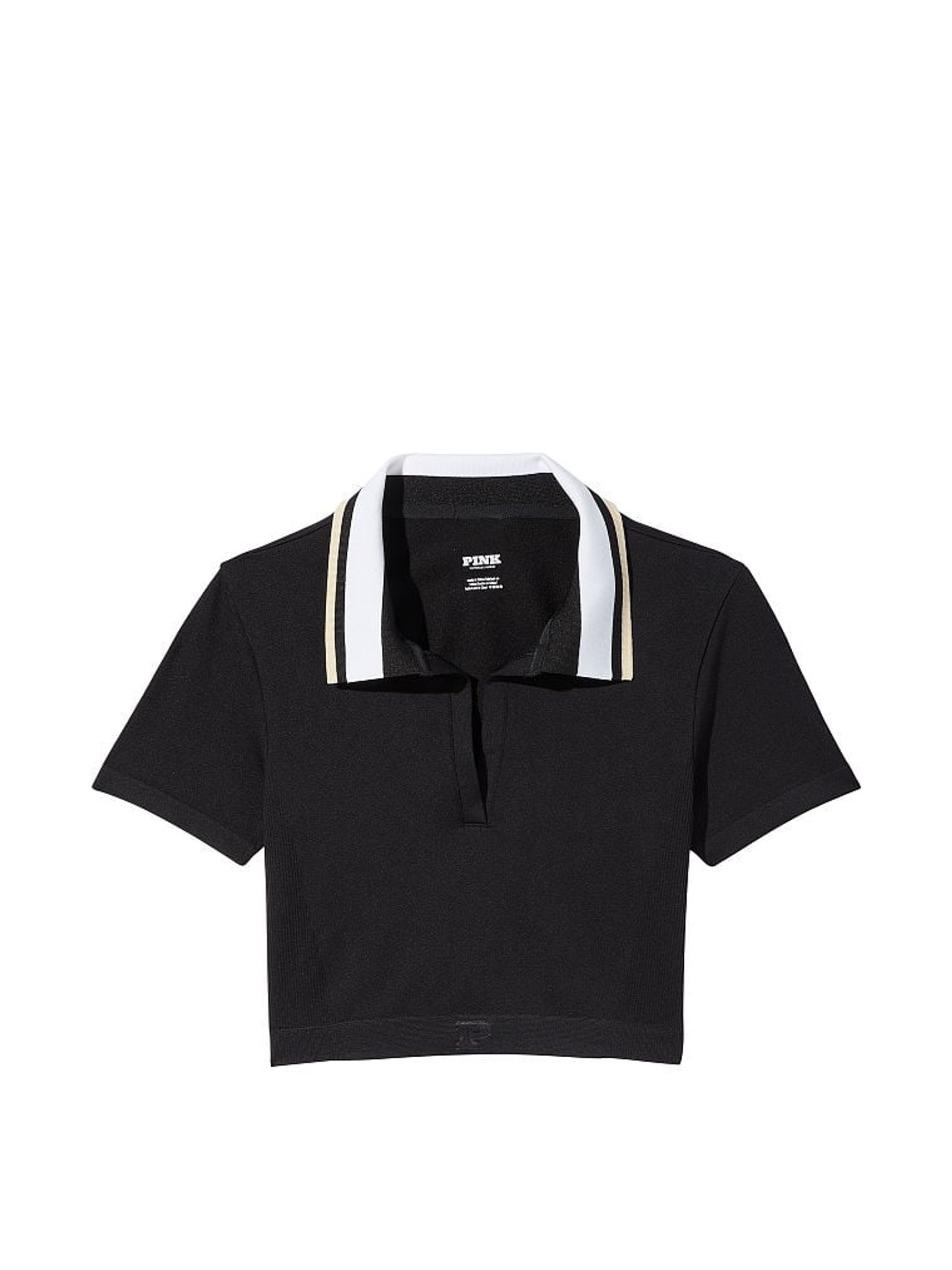 Pure Black Polo T-Shirt - Image 3 of 3