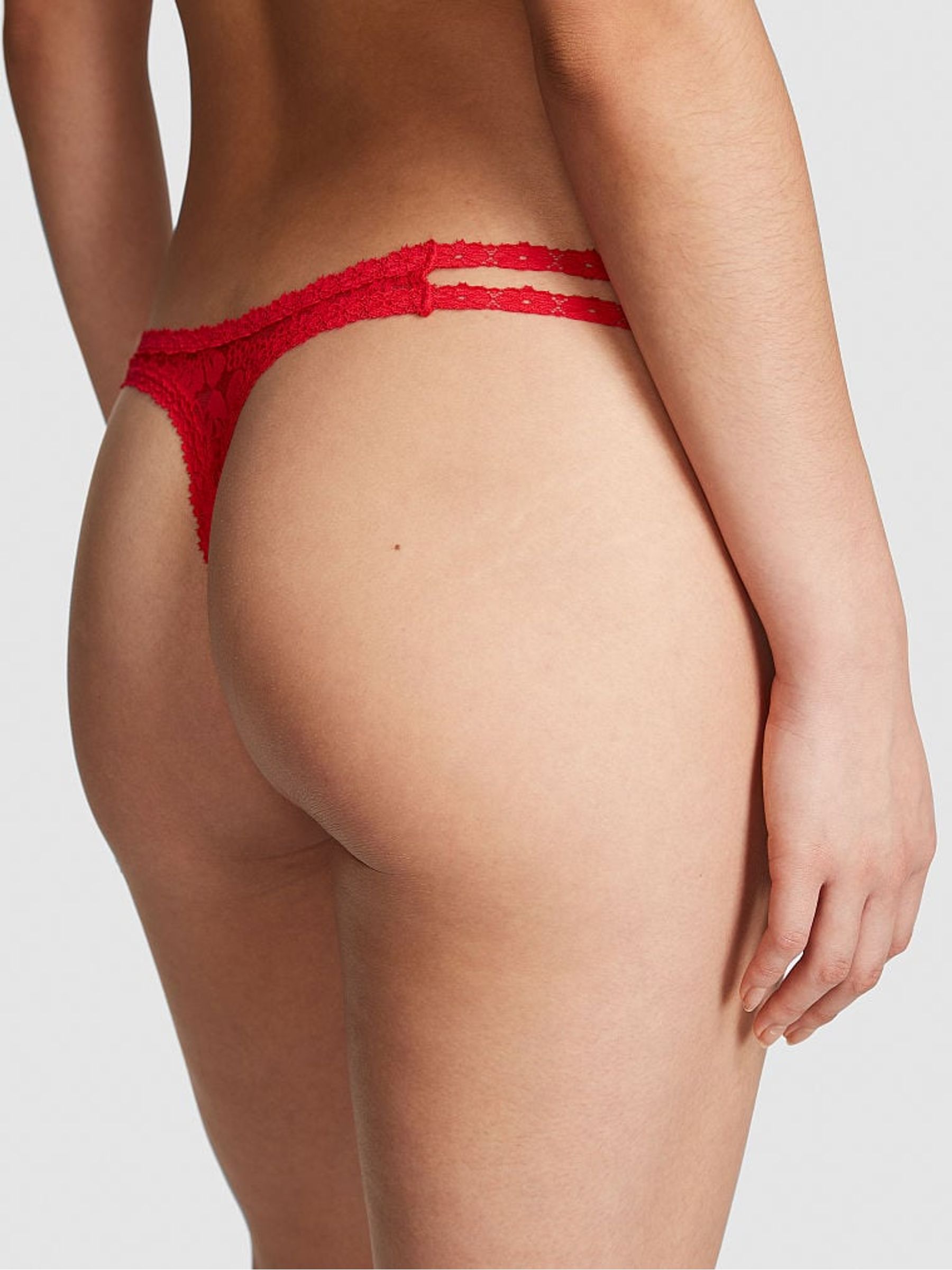 Red Pepper Thong Lace Knickers - Image 2 of 3