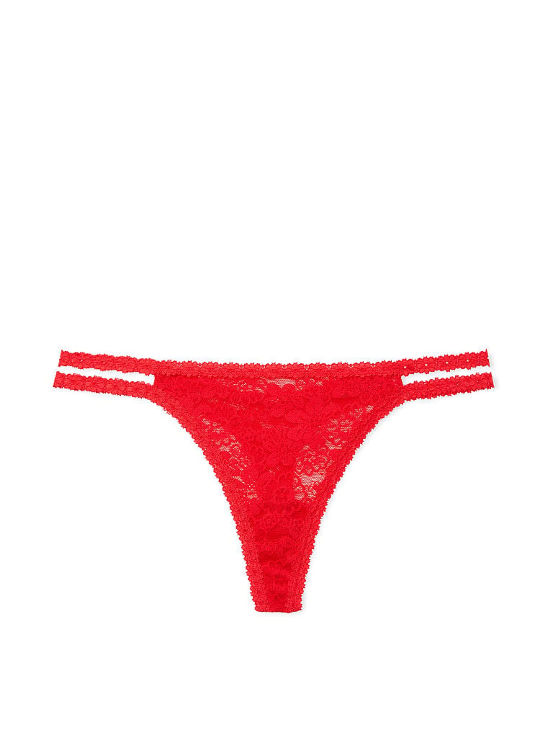 Red Pepper Thong Lace Knickers - Image 3 of 3