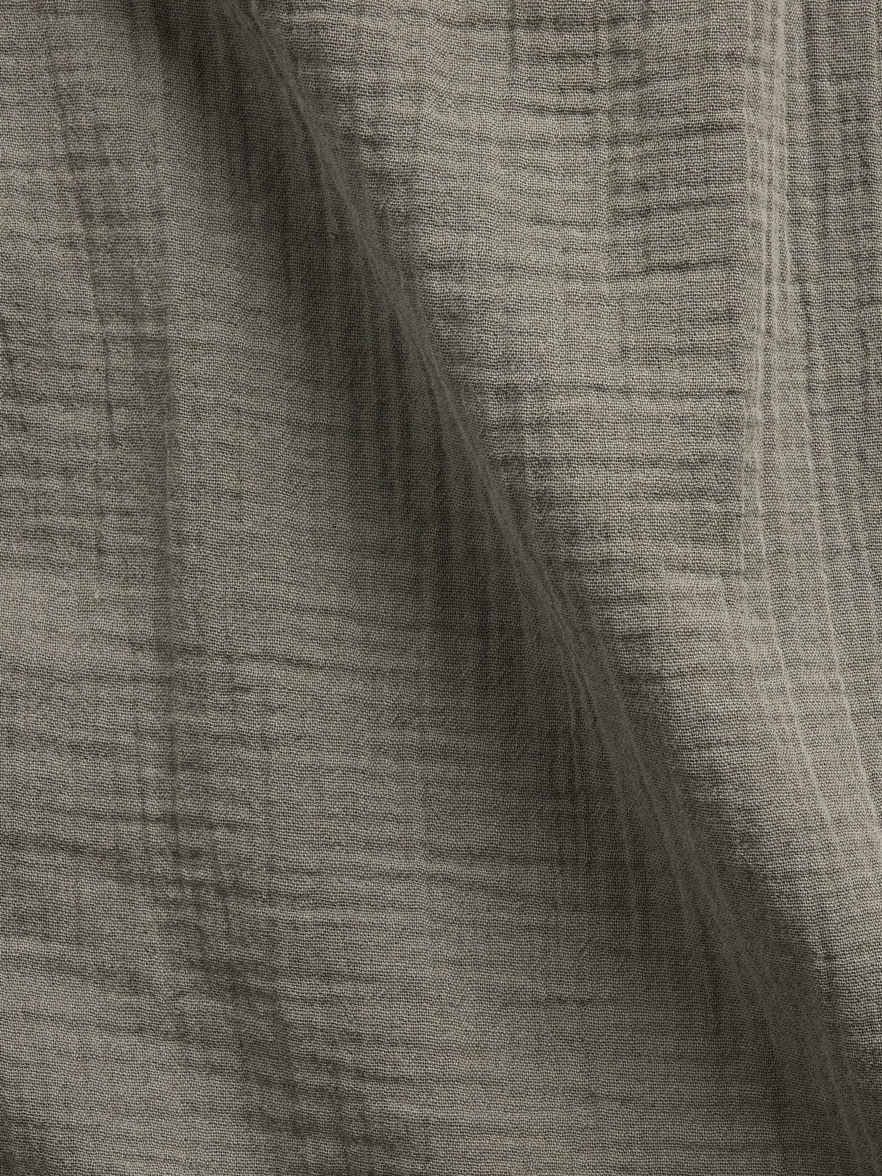 Khaki Green Gauze Racer Shell Vest - Image 4 of 4