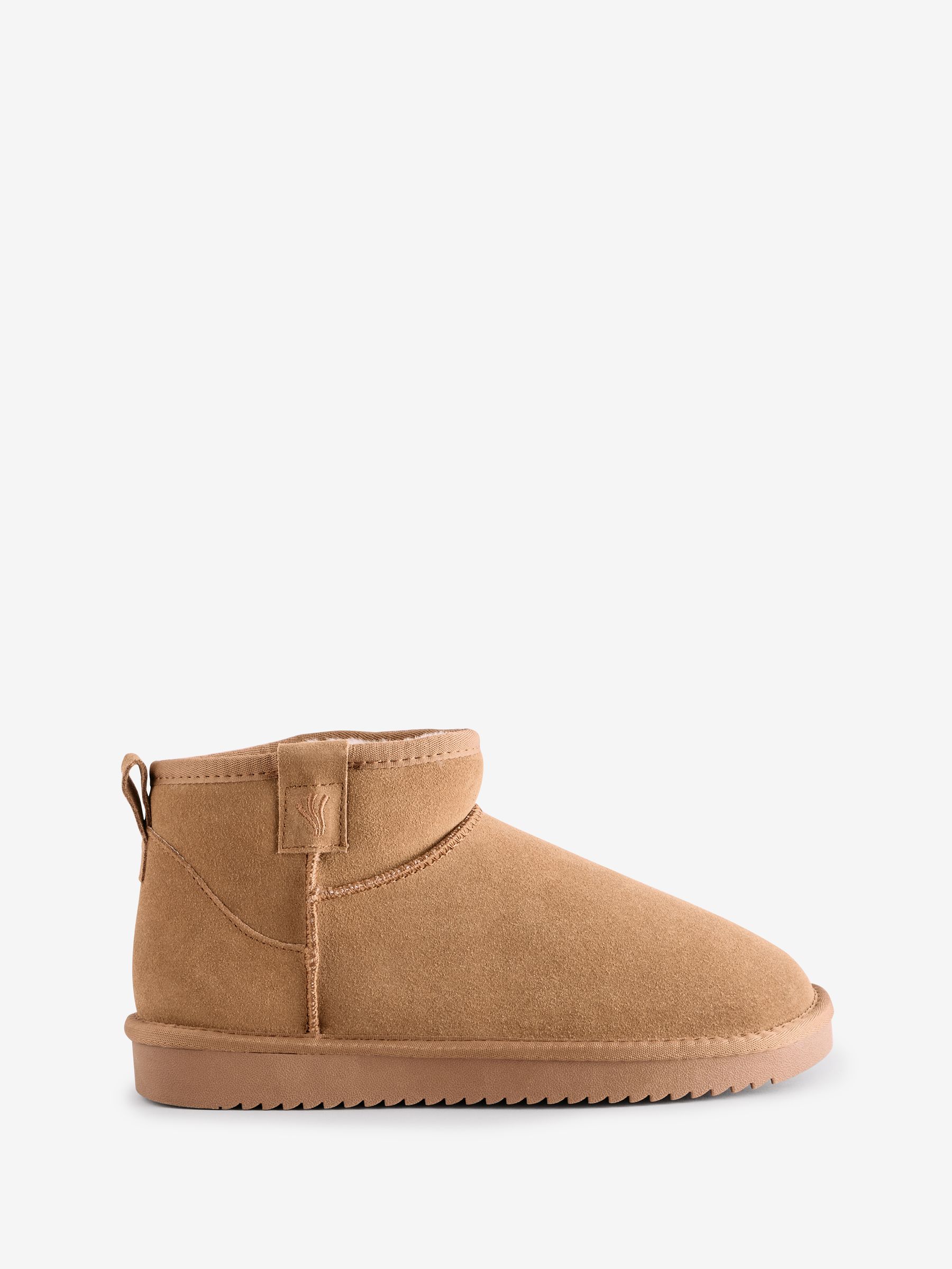 Maeve Tan Brown Mini Boot Slippers - Image 1 of 1