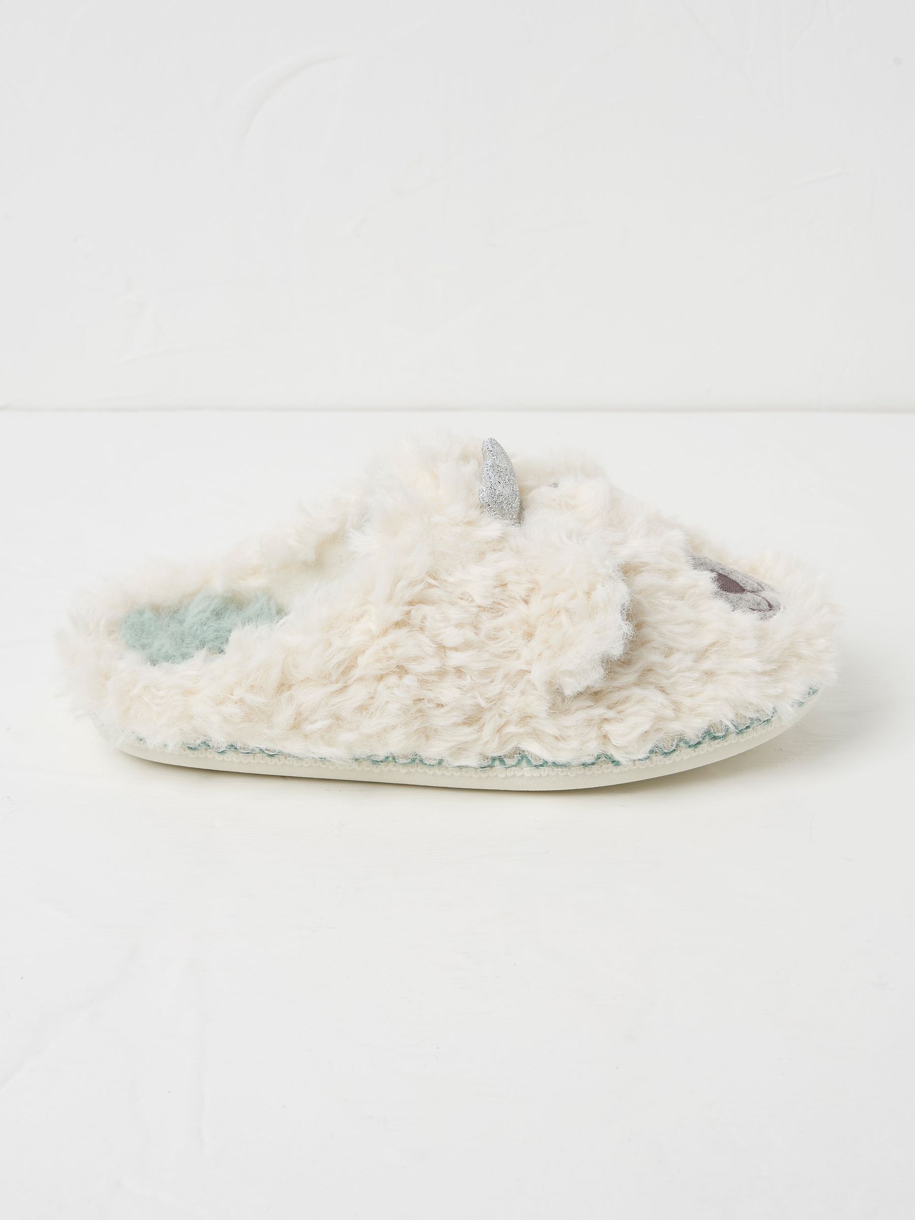 Poppy White Polar Bear Slippers - Image 2 of 2