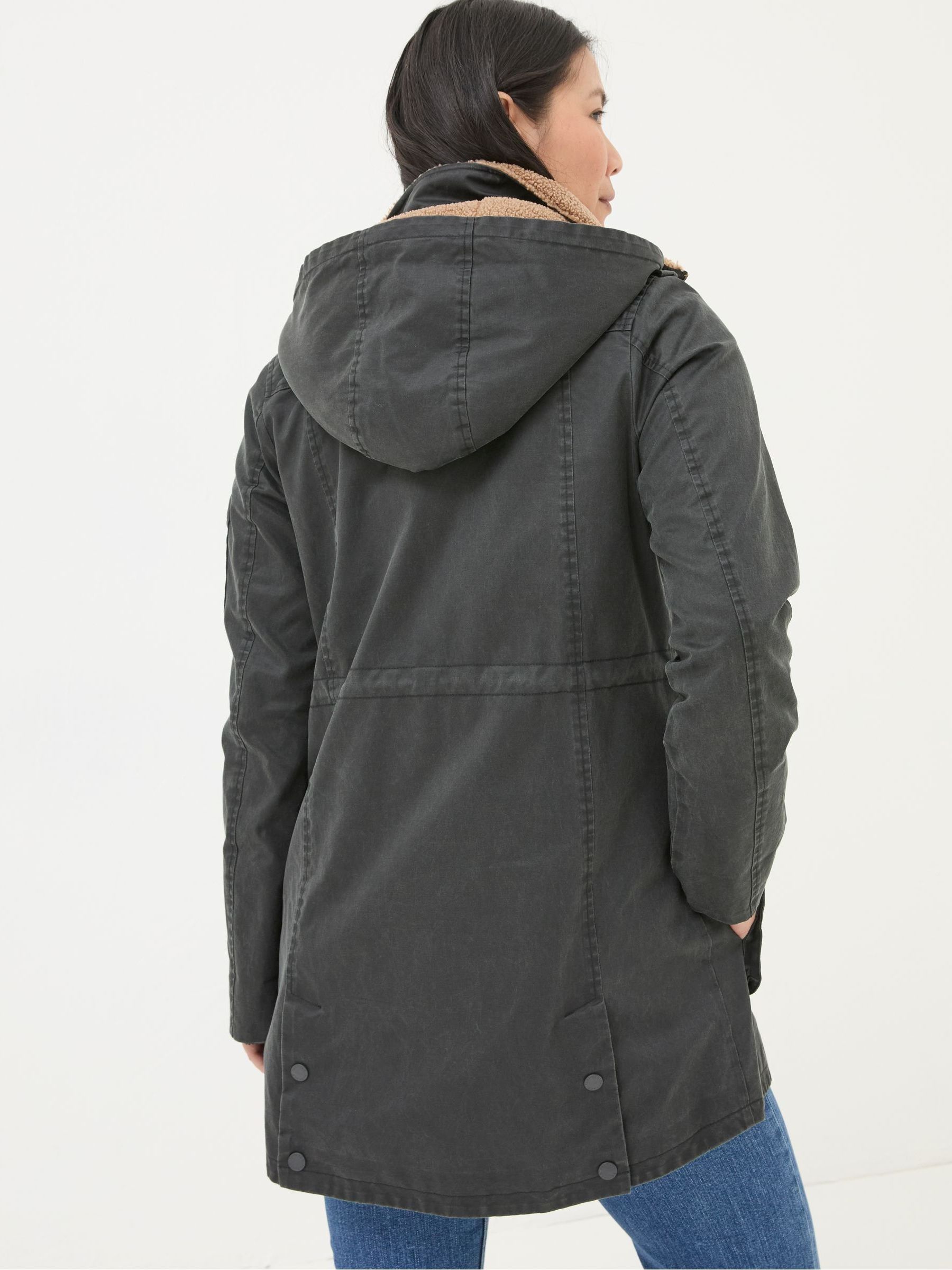 Cheshire Washed Black Longline Coat - Image 2 of 5