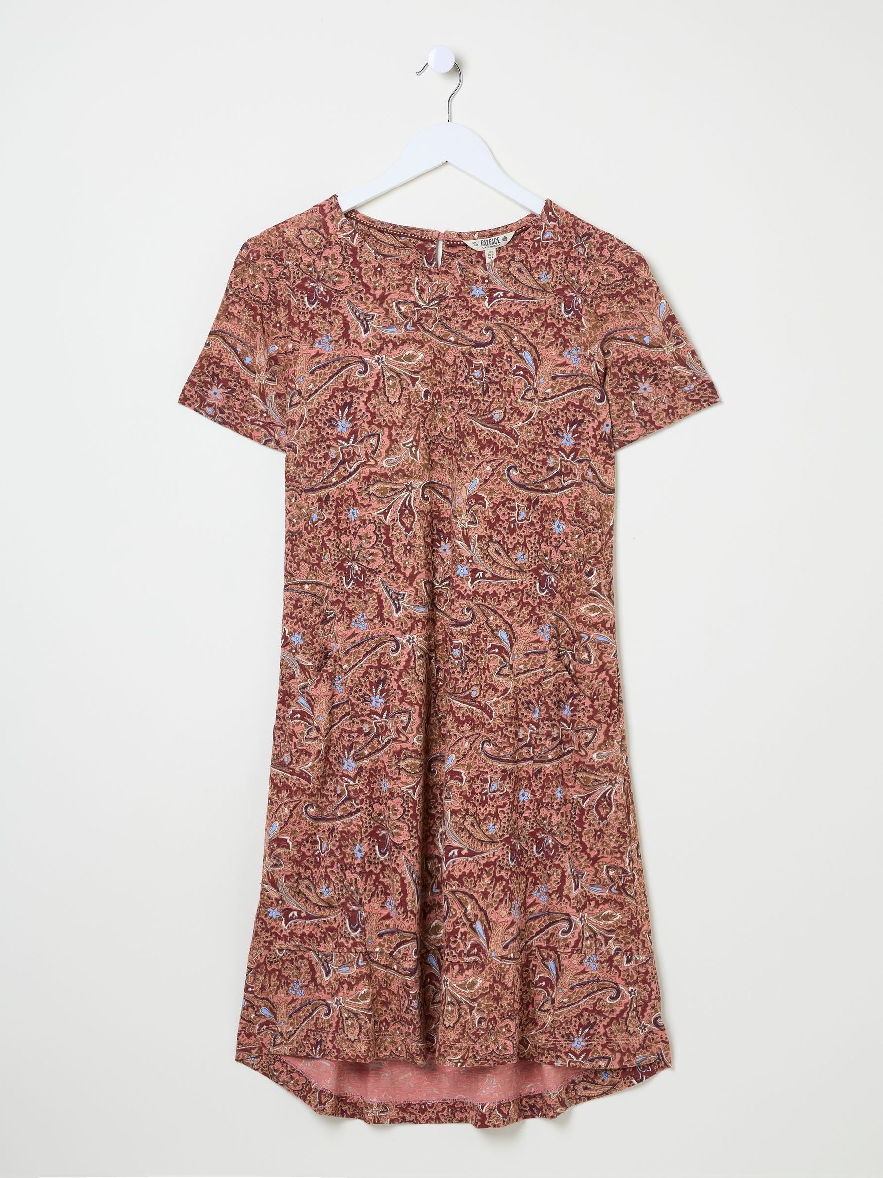 fat face jersey dress FATFACE Simone Mirrored Floral Jersey Dress