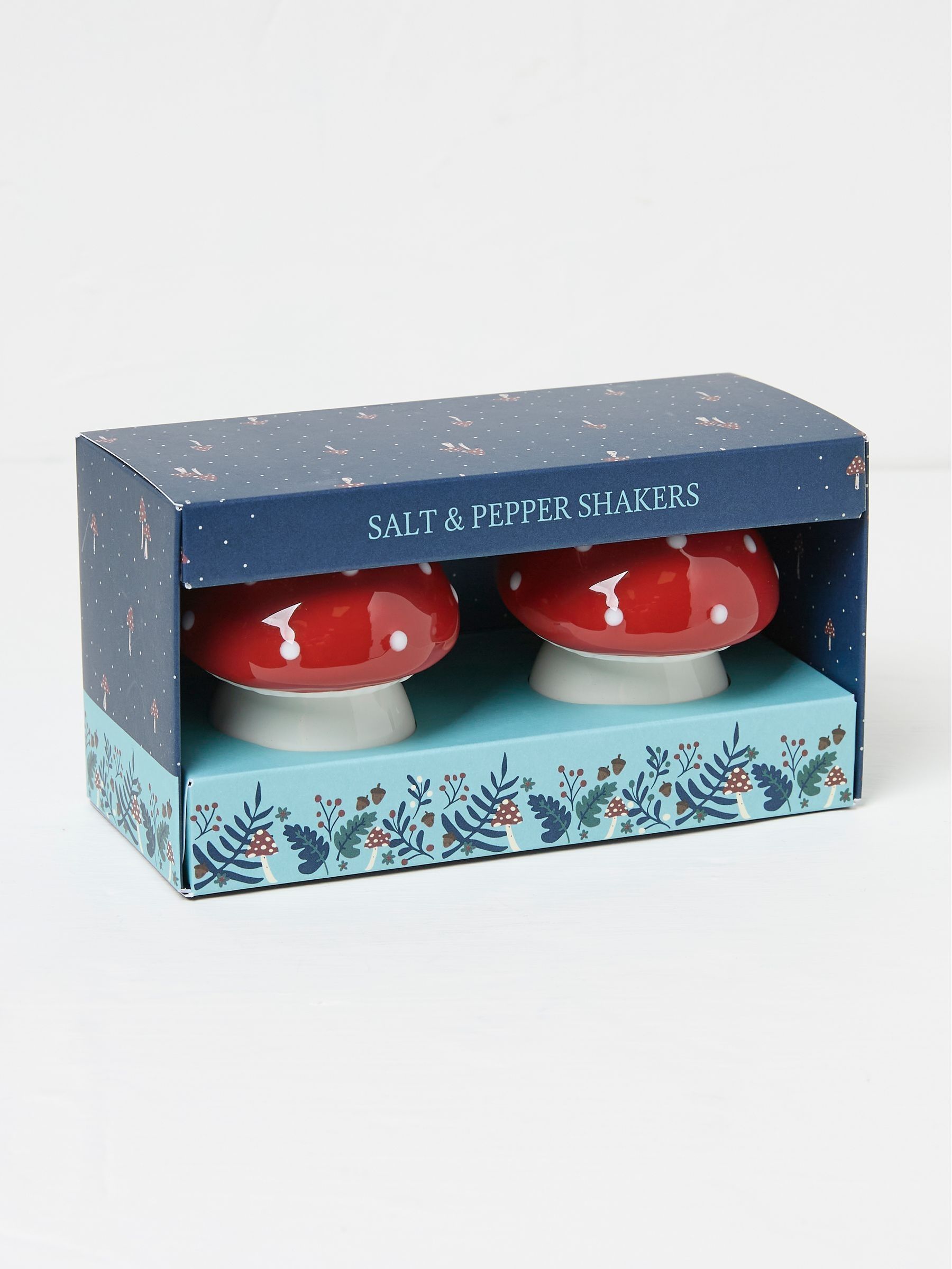 Red Toadstool Salt And Pepper Shakers - Image 1 of 2
