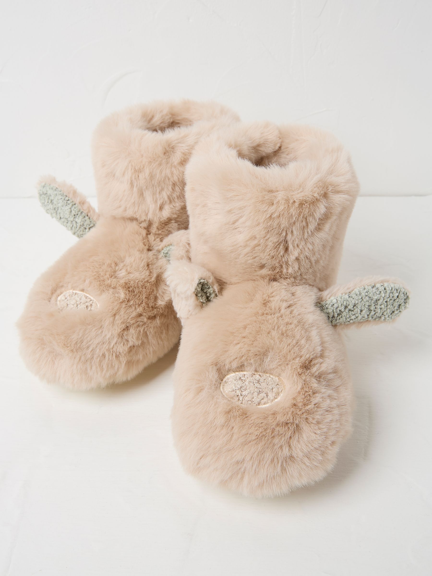 Beau Ivory Bunny Boots - Image 1 of 2