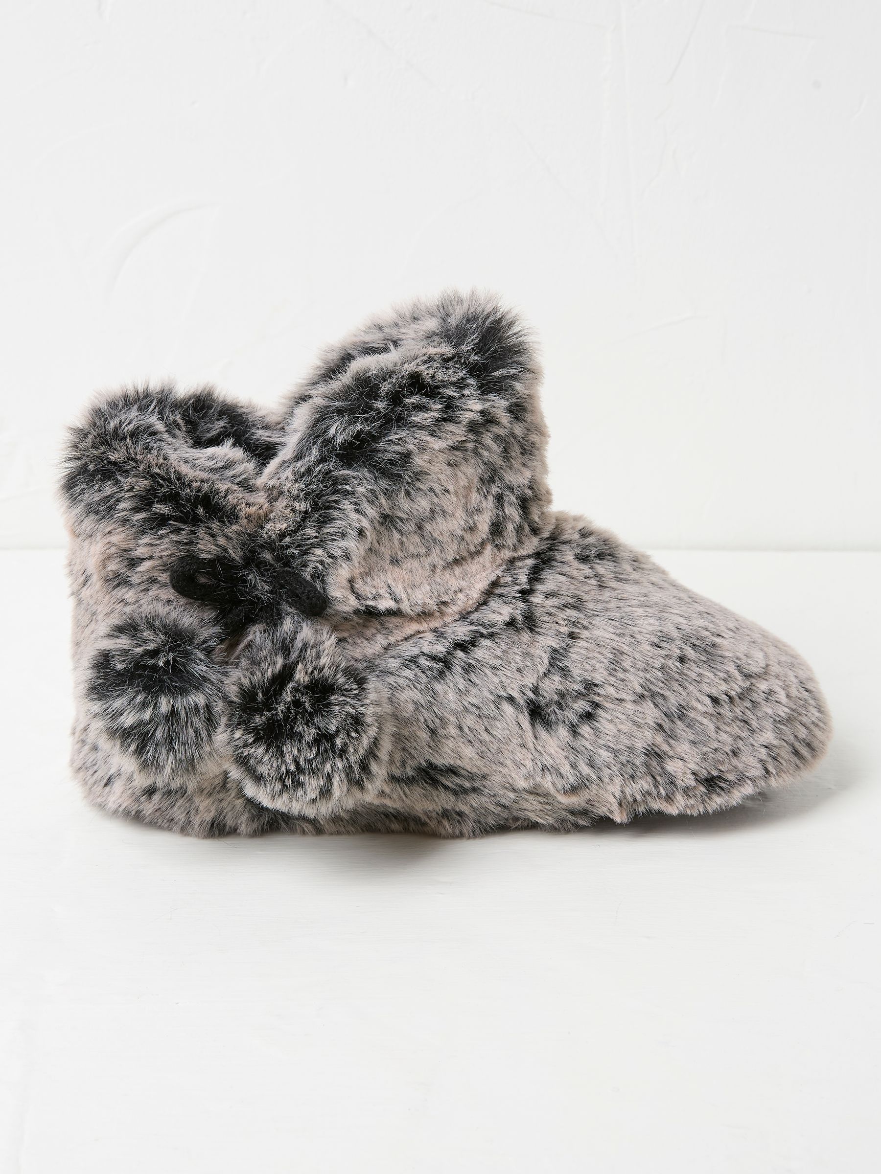 Farah Oatmeal Faux Fur Boots - Image 1 of 2