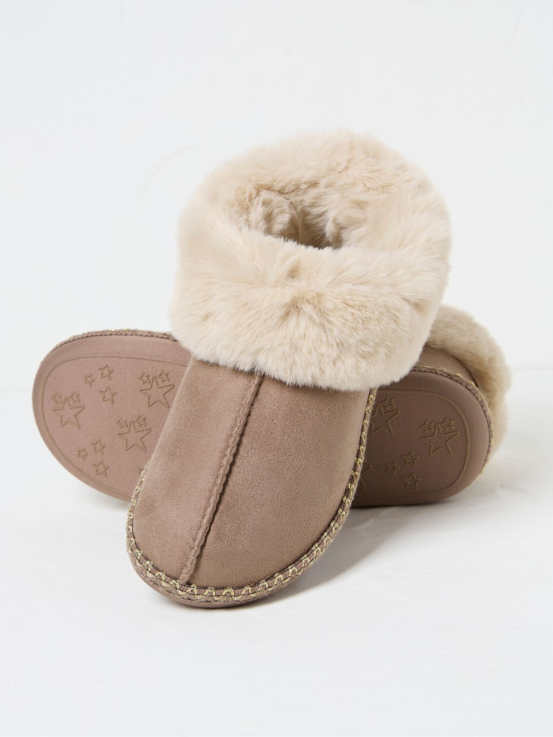 Maia Dark Natural Boots Slippers - Image 2 of 2
