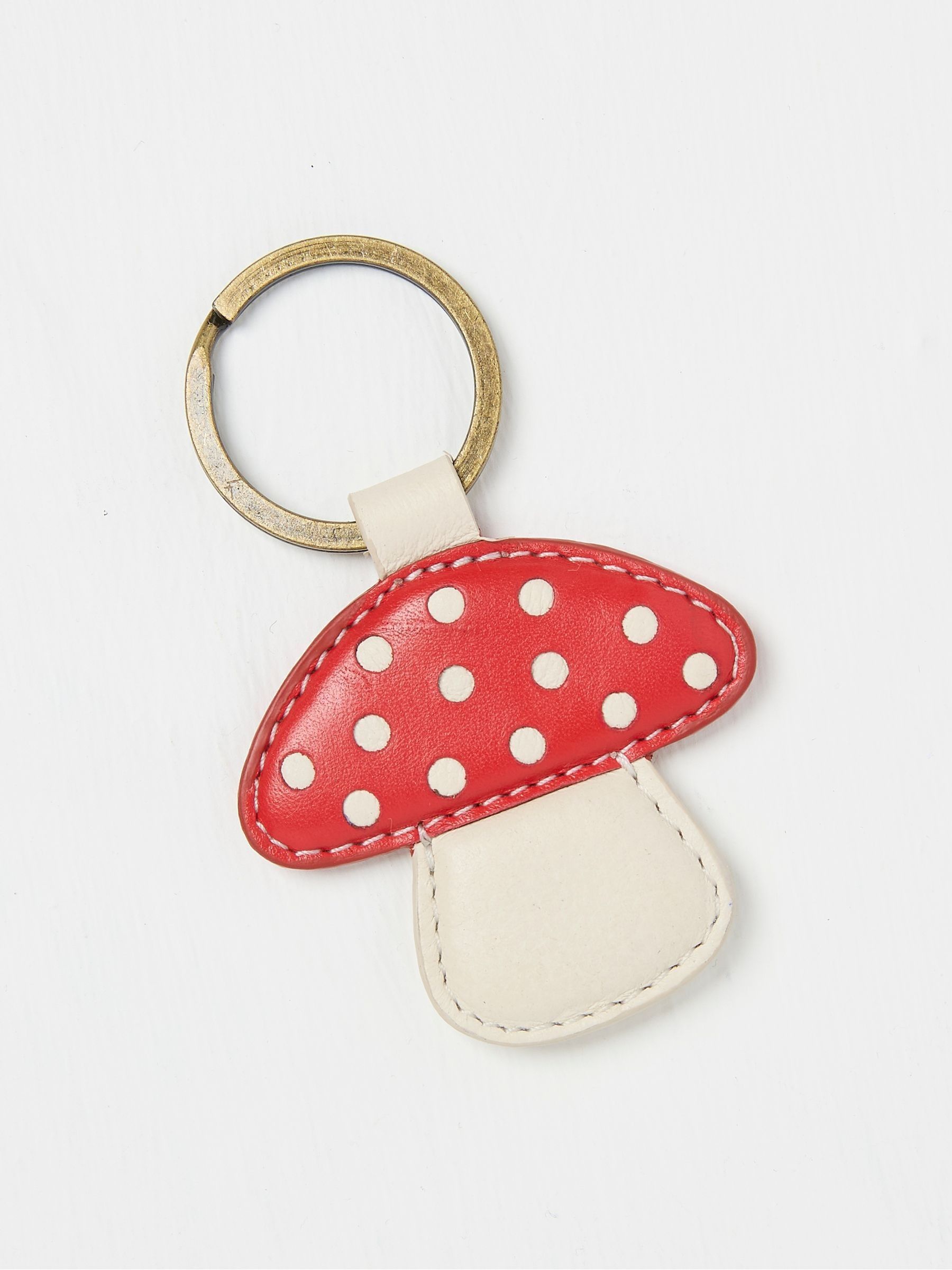 Red Toadstool Keyring - Image 1 of 2 Red Toadstool Keyring - Image 1 of 2