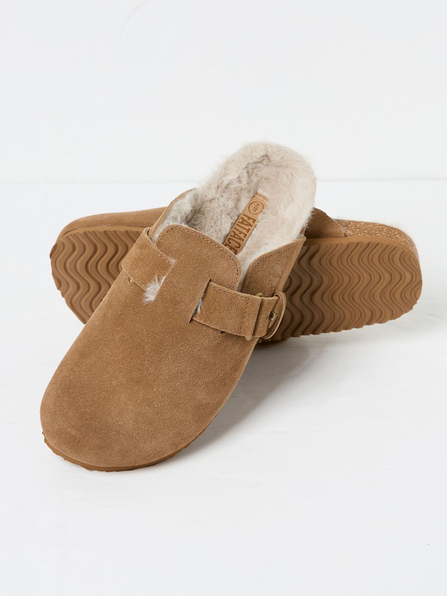 Elsie Tan Brown House Shoes - Image 2 of 2