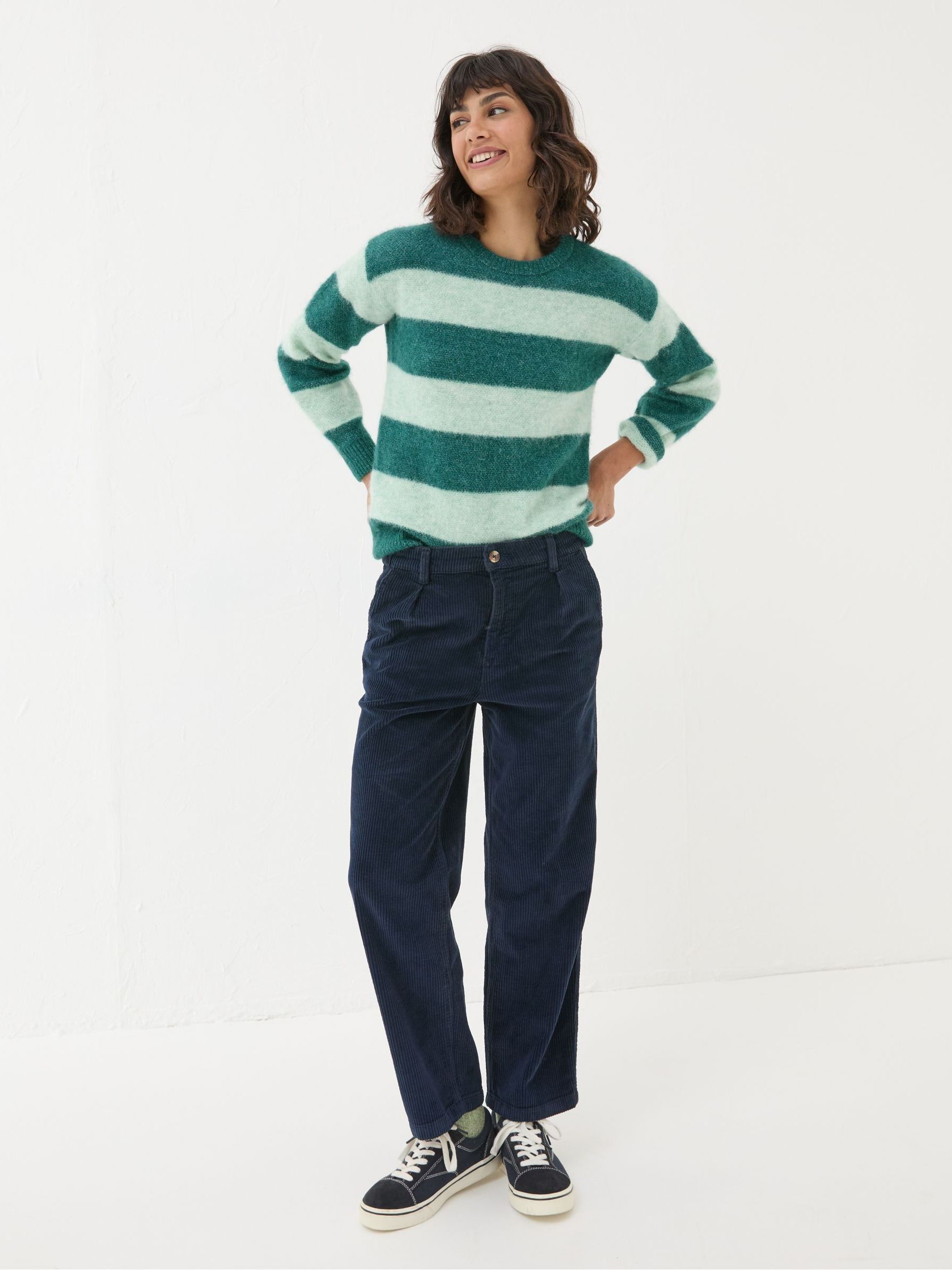 Navy Cinnamon Cord Trousers - Image 1 of 5