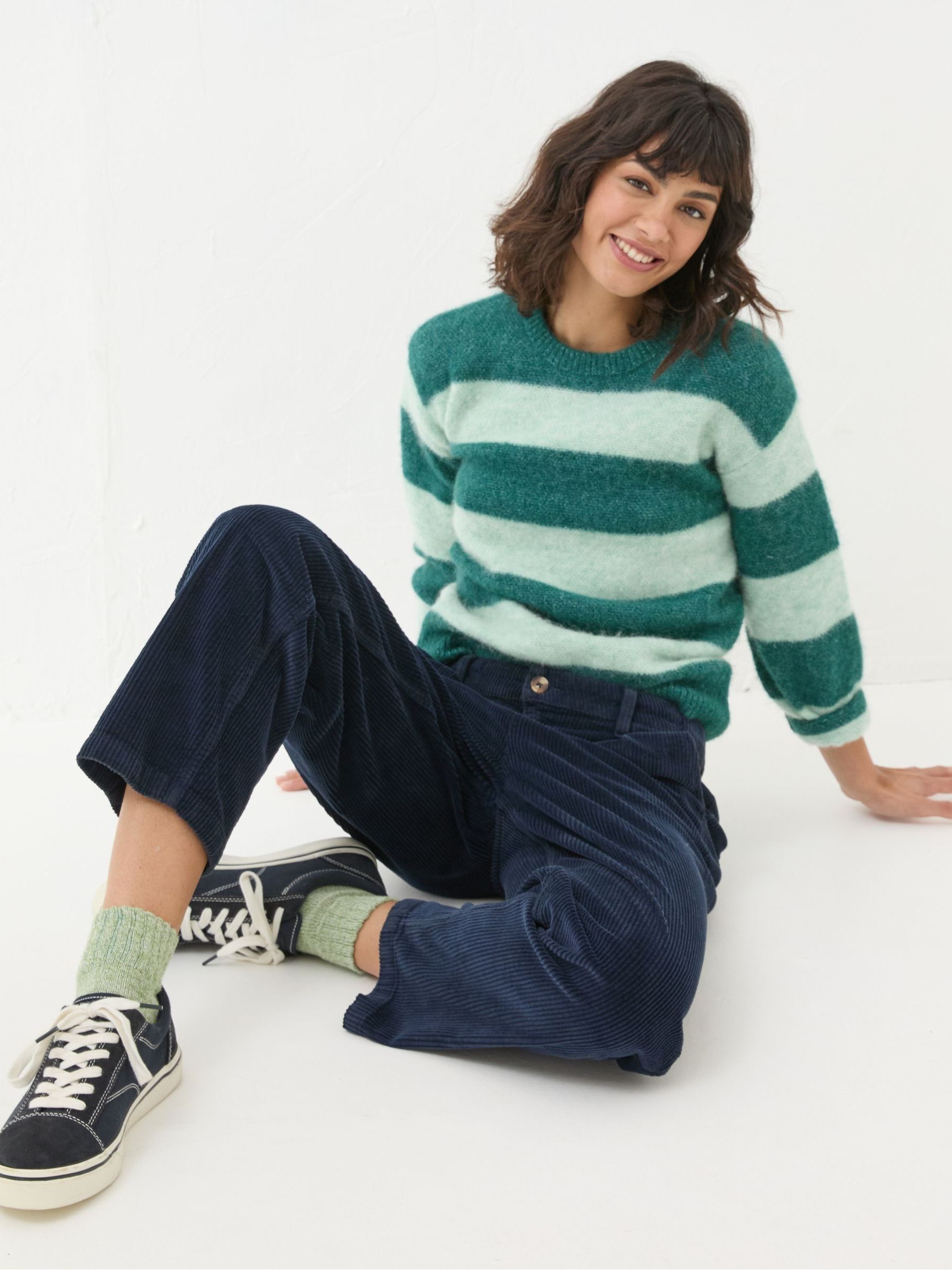 Navy Cinnamon Cord Trousers - Image 3 of 5