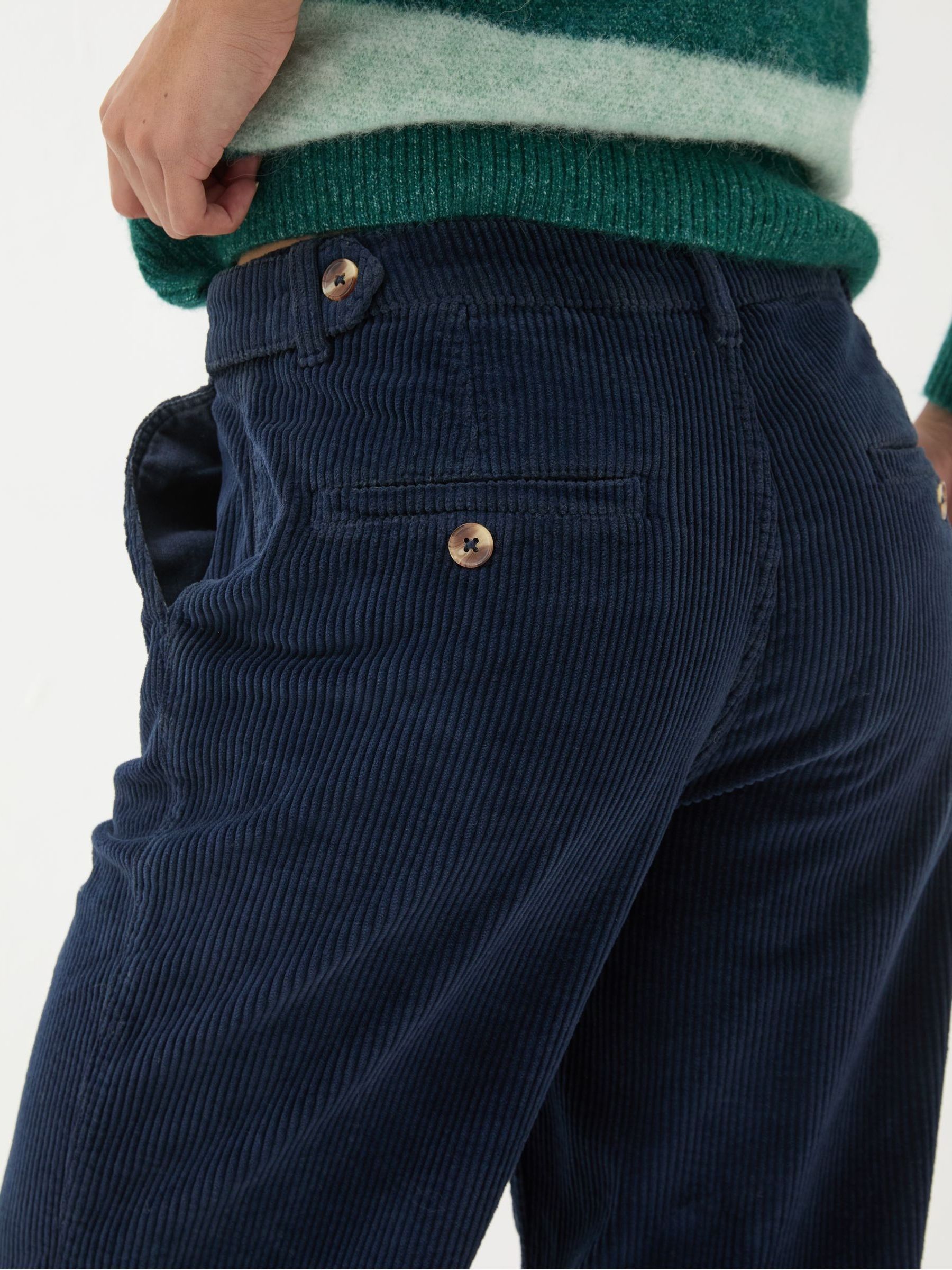Navy Cinnamon Cord Trousers - Image 4 of 5